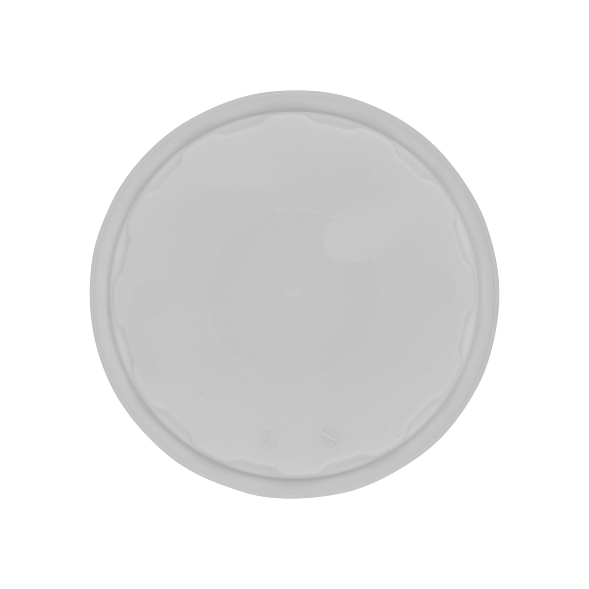 Coperchio per secchio da 1 l, plastica PP, bianco