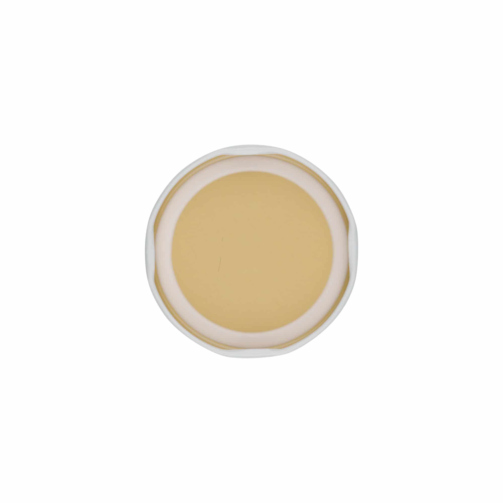 Tappo Twist-Off, banda stagnata, bianco, per imboccatura: TO 63