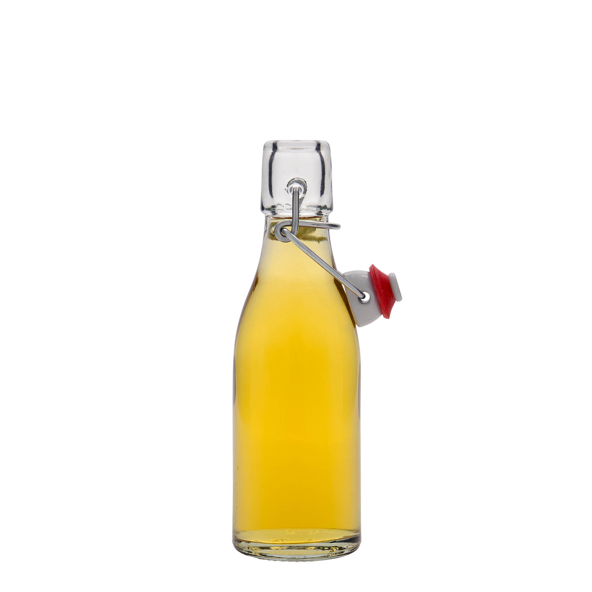 Bottiglia di vetro da 200 ml 'Paul', bocca: chiusura a leva