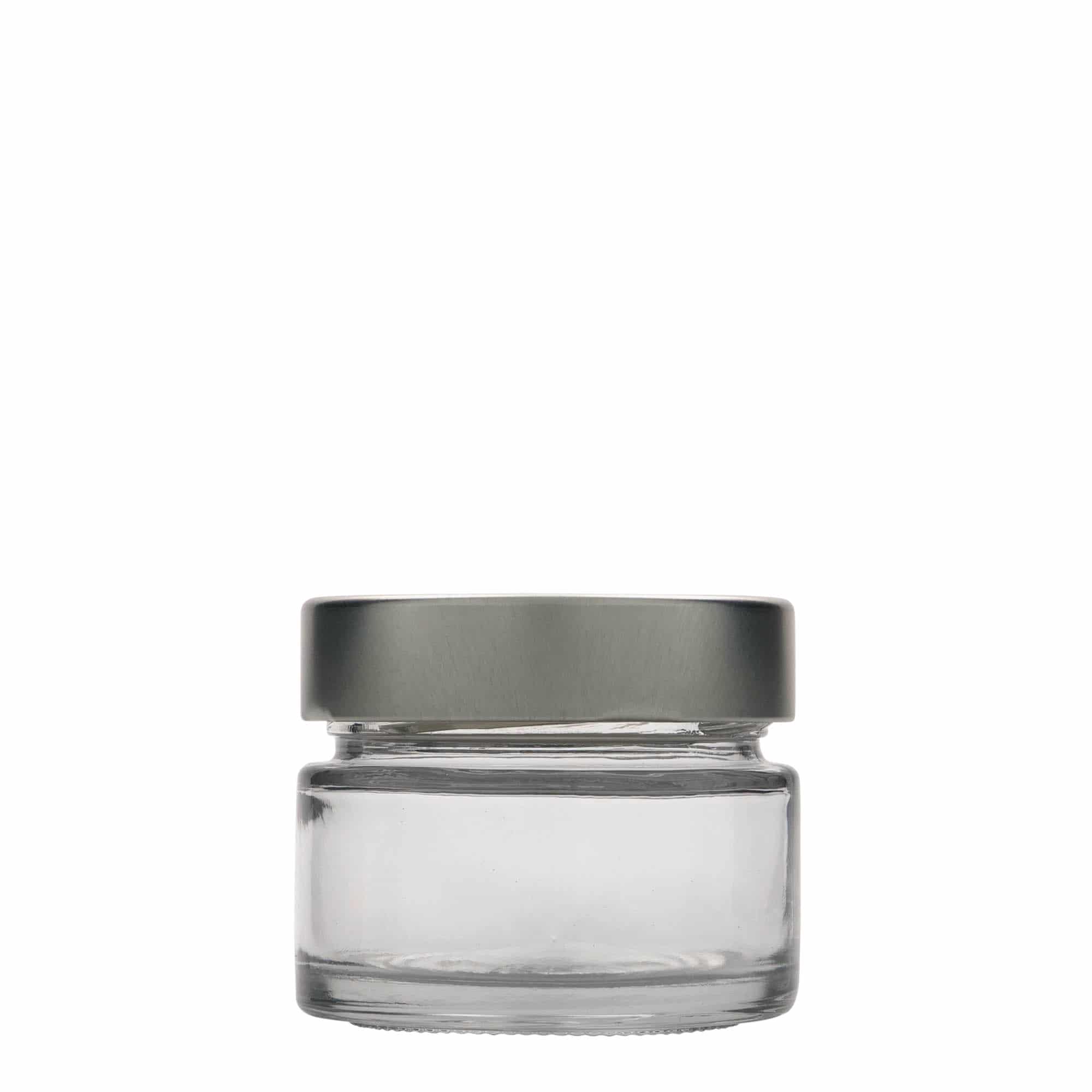 106 ml Vasetto cilindrico 'Albatros', vetro, imboccatura: Extra-Twist-Off Deep (EDTO 70)