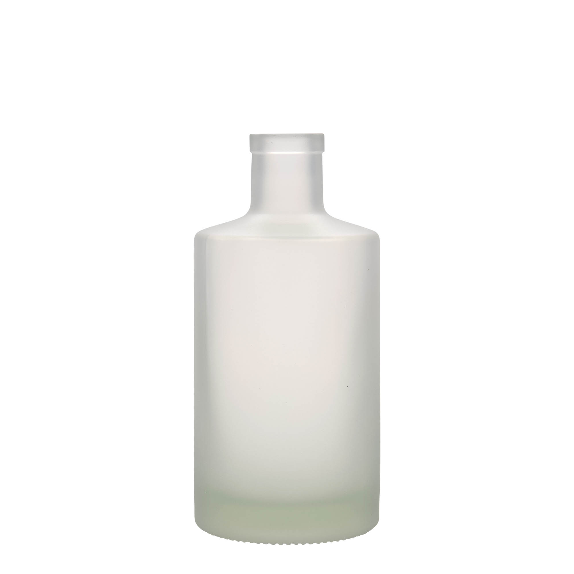 500 ml Bottiglia di vetro 'Caroline', ghiacciato, imboccatura: fascetta 500 ml Bottiglia di vetro 'Caroline', ghiacciato, imboccatura: fascetta