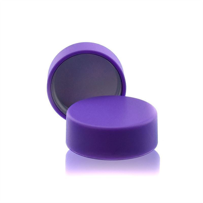 Tappo a vite, plastica ABS, viola, per bocca: GPI 28/400 Tappo a vite, plastica ABS, viola, per bocca: GPI 28/400