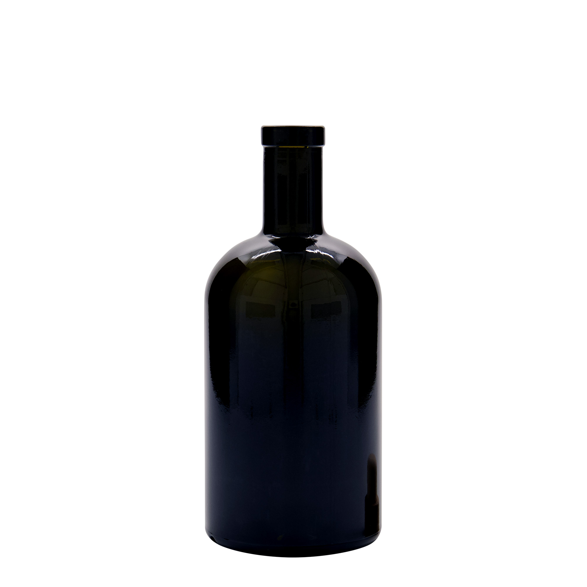 Bottiglia di vetro da 500 ml 'Farmacia', verde antico, bocca: sughero Bottiglia di vetro da 500 ml 'Farmacia', verde antico, bocca: sughero