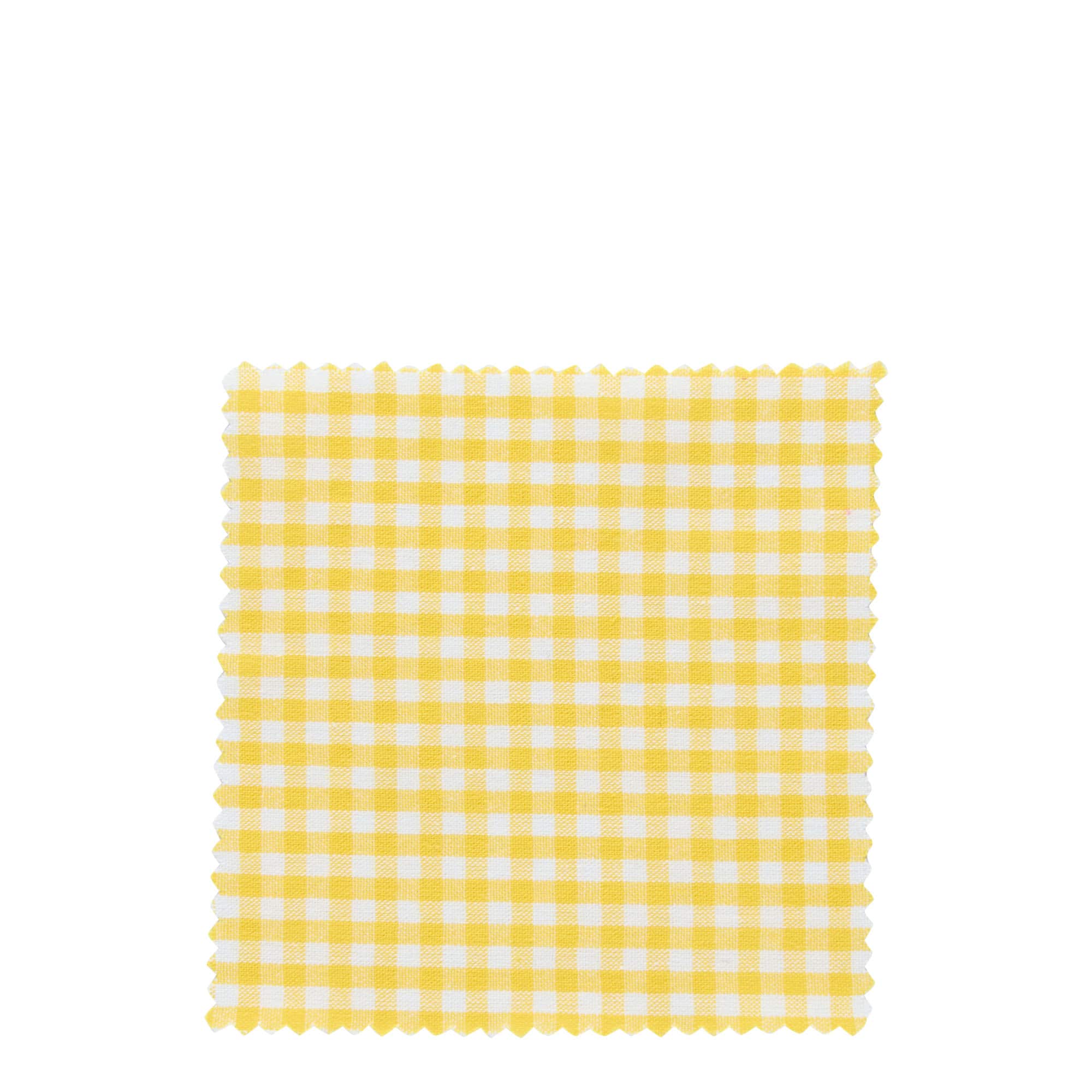 Tovaglietta in stoffa a quadretti 12x12, quadrata, tessuto, gialla, bocca: TO38-TO53