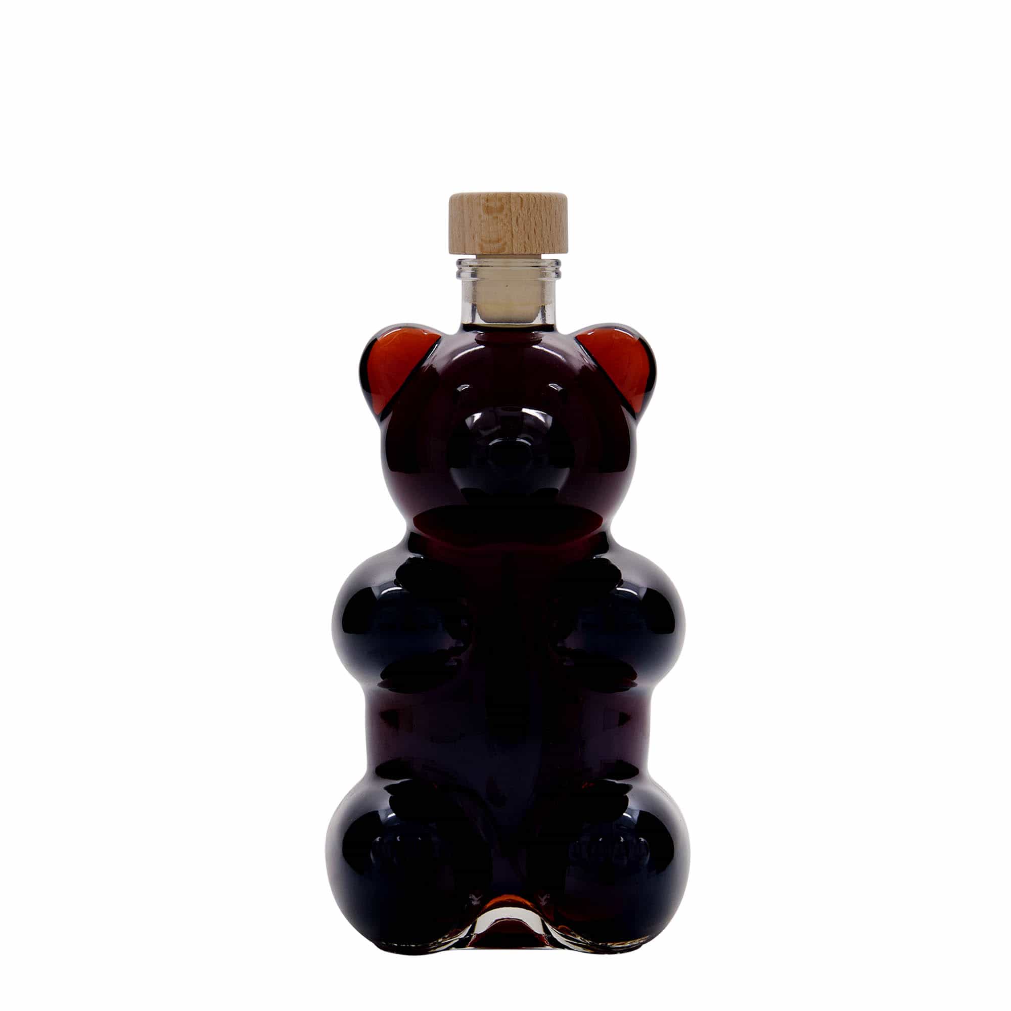350 ml Bottiglia di vetro 'Orso', imboccatura: fascetta