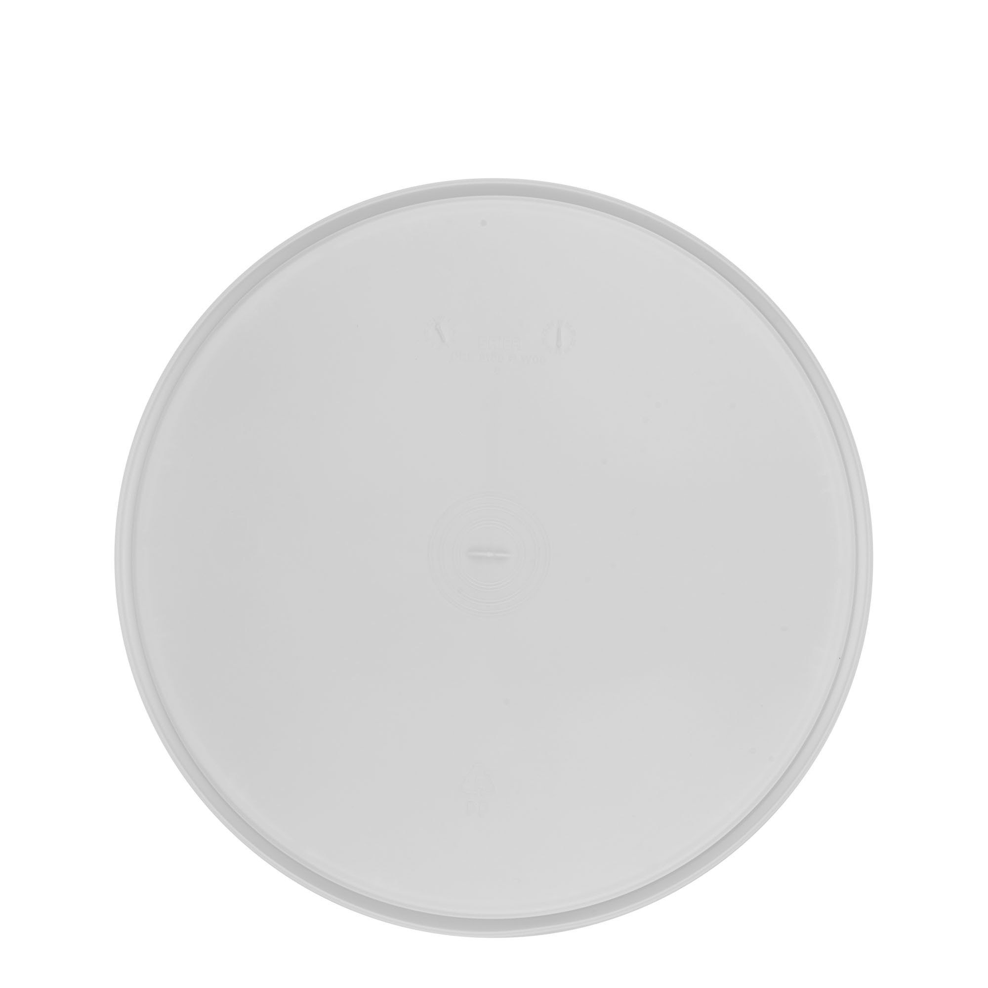 Coperchio per secchio da 20 l, plastica PP, bianco