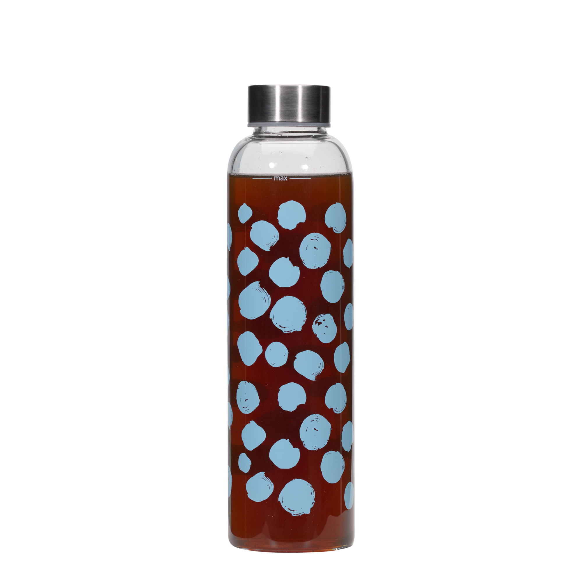 Borraccia da 500 ml 'Perseus - Punti Blu', bocca: chiusura a vite