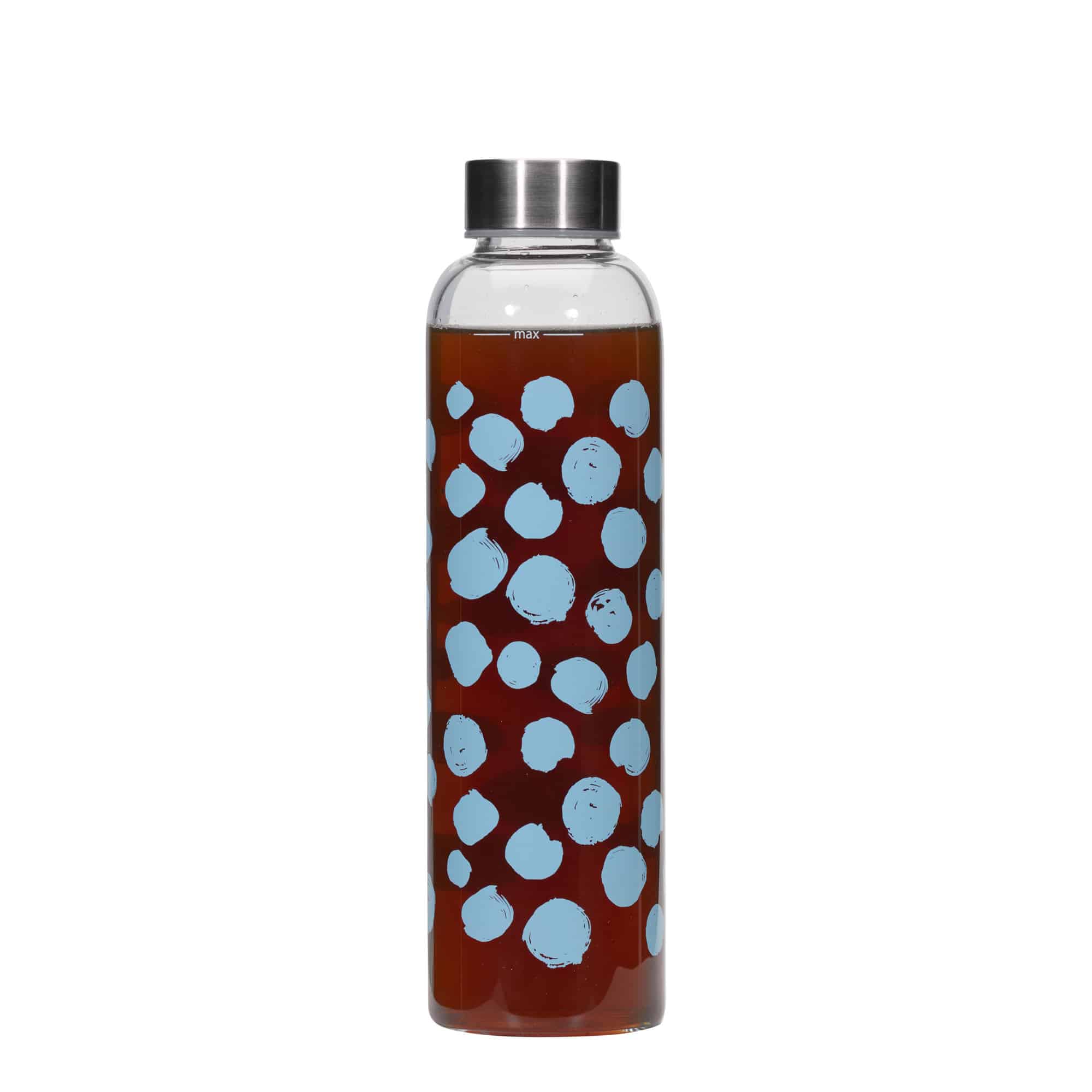 Borraccia da 500 ml 'Perseus - Punti Blu', bocca: chiusura a vite