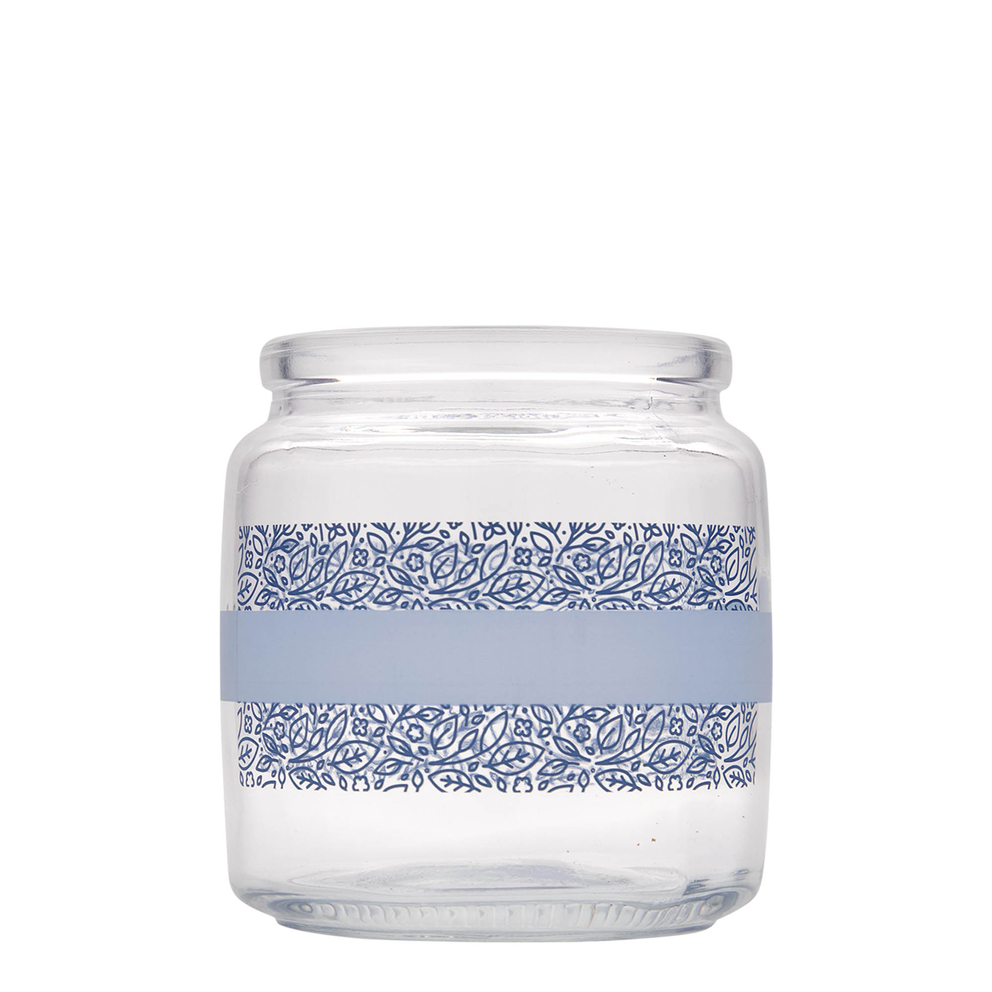 750 ml Vetro con tappo di sughero 'Giara', motivo: Naturalmente blu, bocca: sughero 750 ml Vetro con tappo di sughero 'Giara', motivo: Naturalmente blu, bocca: sughero
