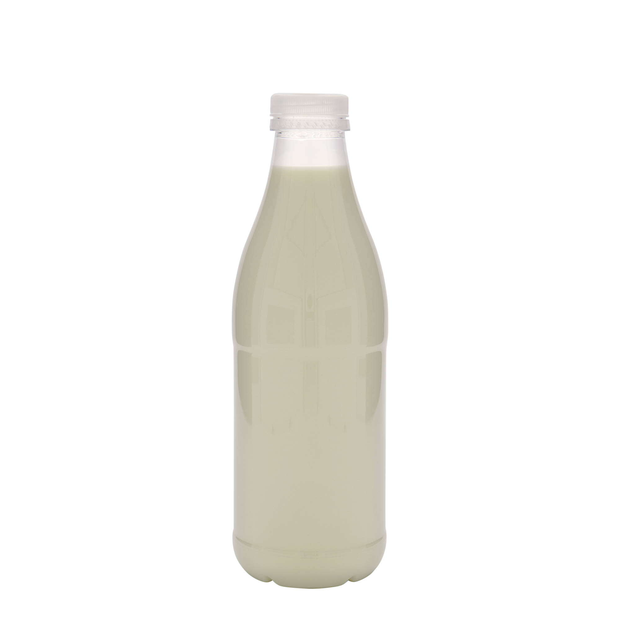 Bottiglia in PET da 1.000 ml 'Milk and Juice', plastica, bocca: 38 mm