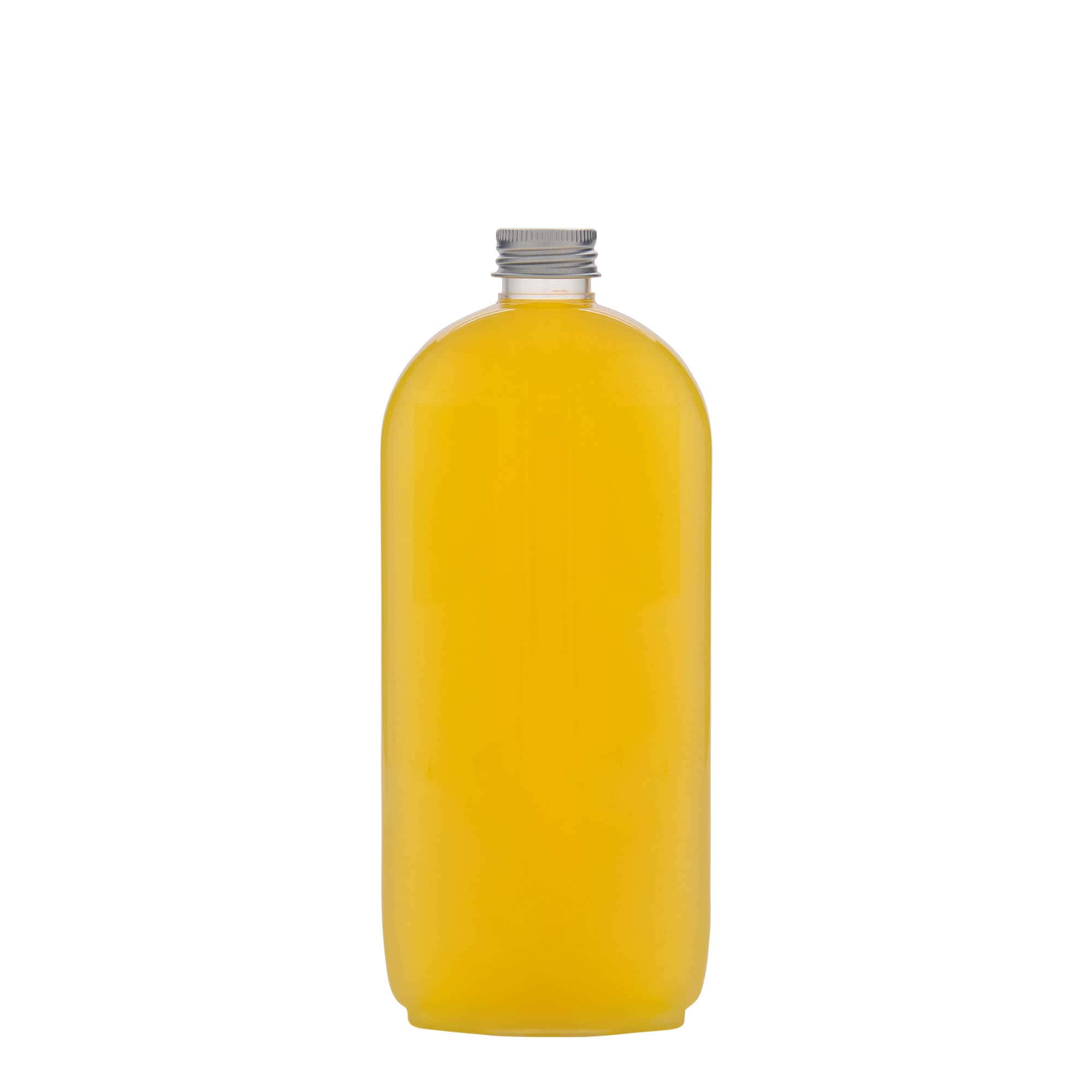 500 ml Bottiglia PET 'Iris', ovale, plastica, imboccatura: 24/410