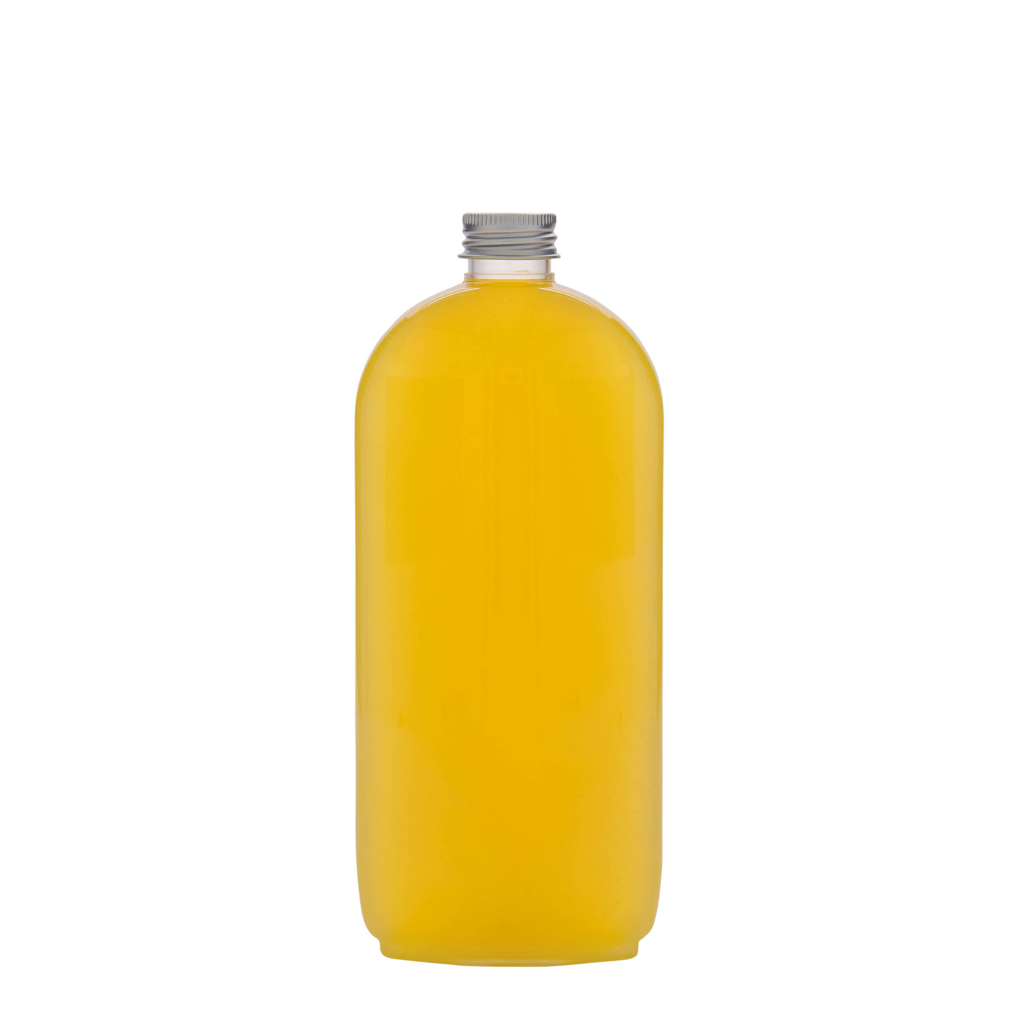 Bottiglia PET da 500 ml 'Iris', ovale, plastica, bocca: 24/410