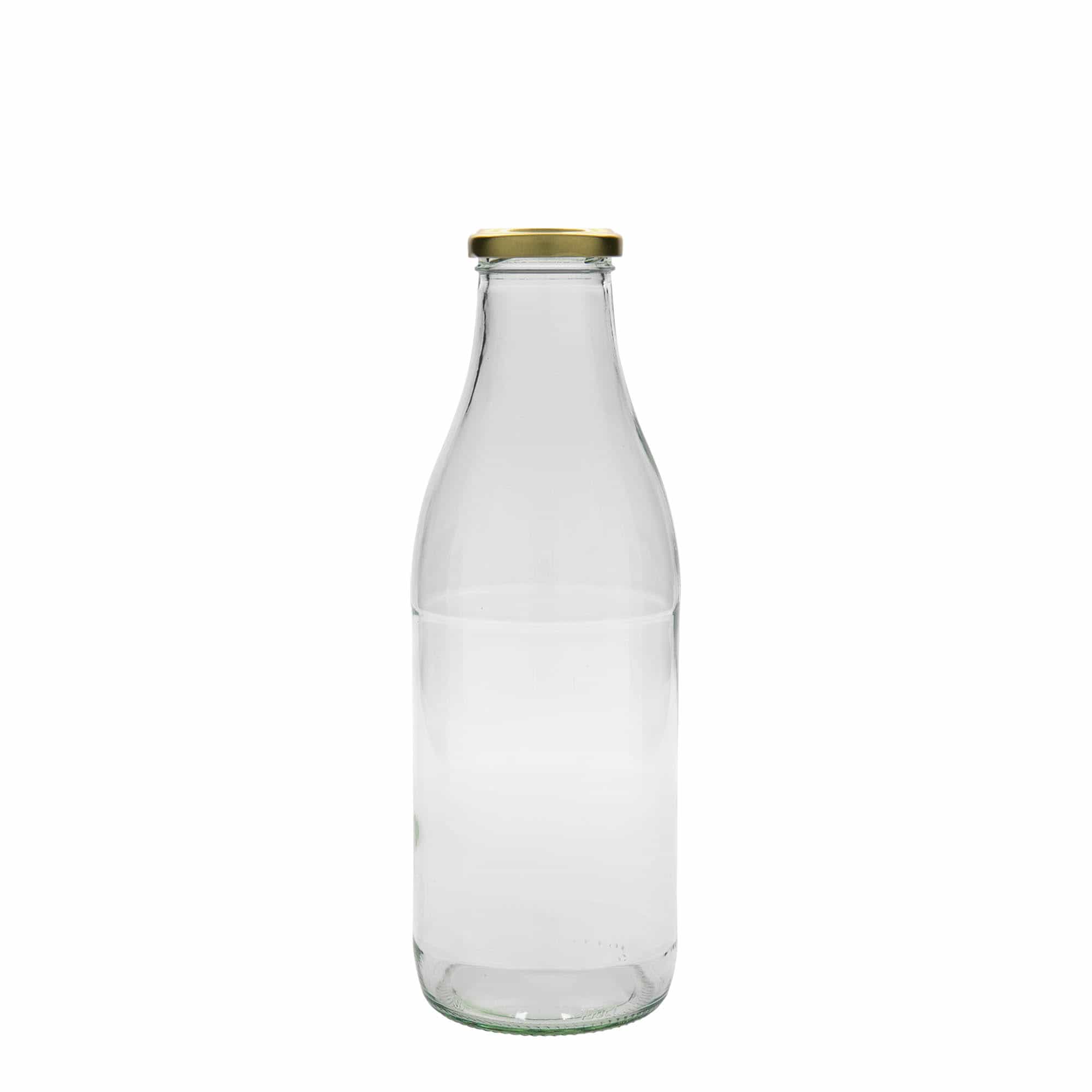 1.000 ml Bottiglia a collo largo 'Lorenzo', vetro, imboccatura: Twist-Off (TO 48)