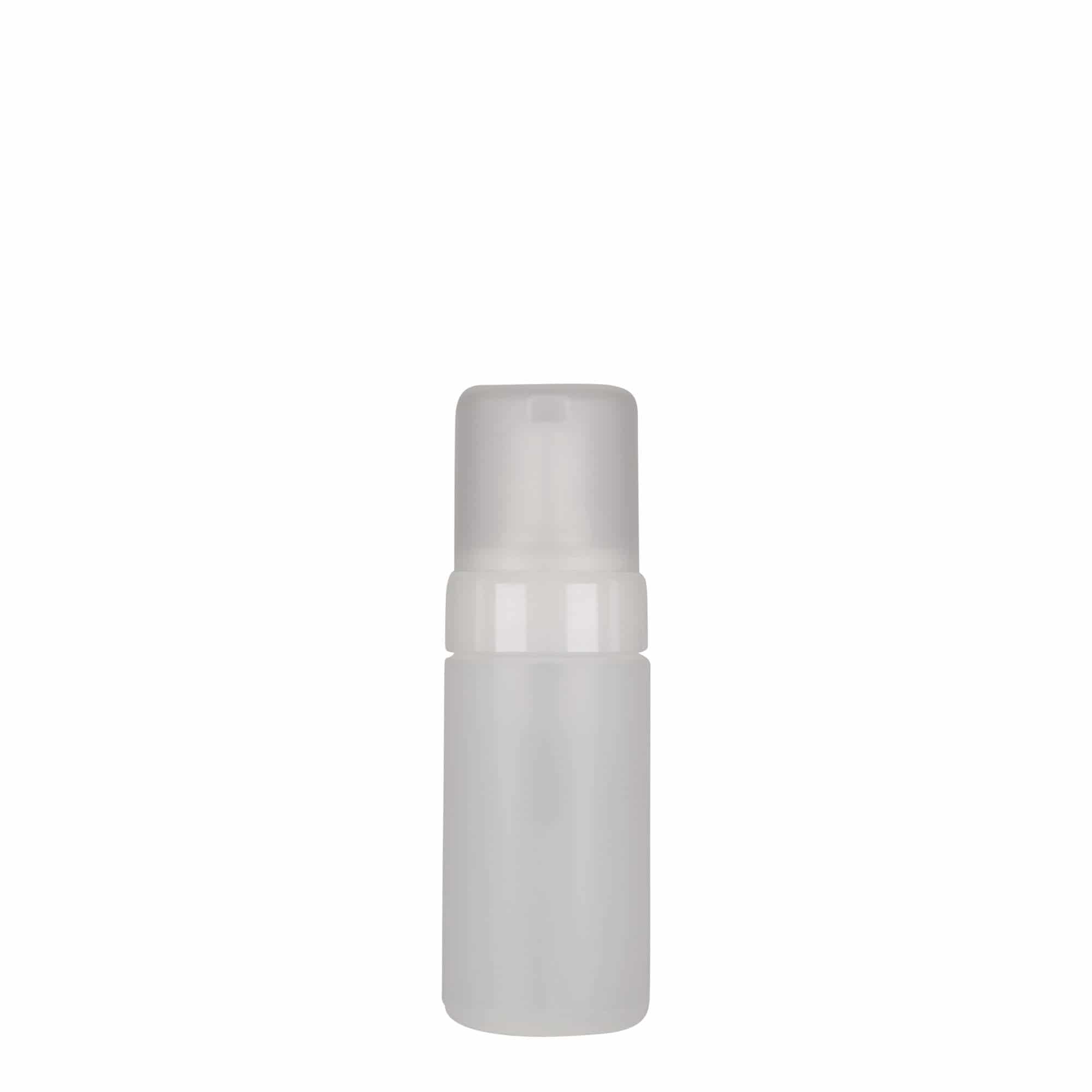 100 ml flacone dosatore 'Foamer', plastica PE, naturale, bocca: chiusura a vite