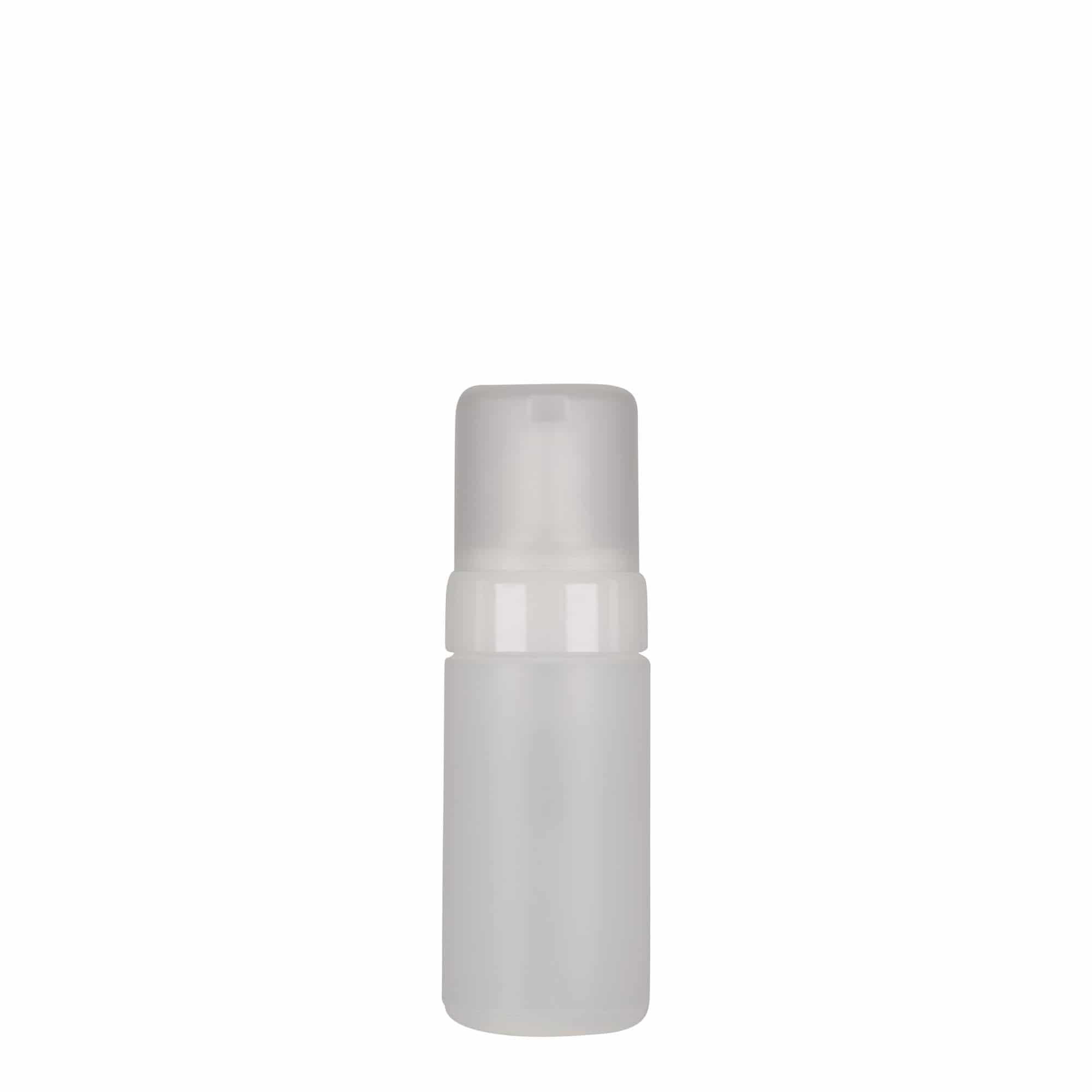 100 ml flacone dosatore 'Foamer', plastica PE, naturale, bocca: chiusura a vite