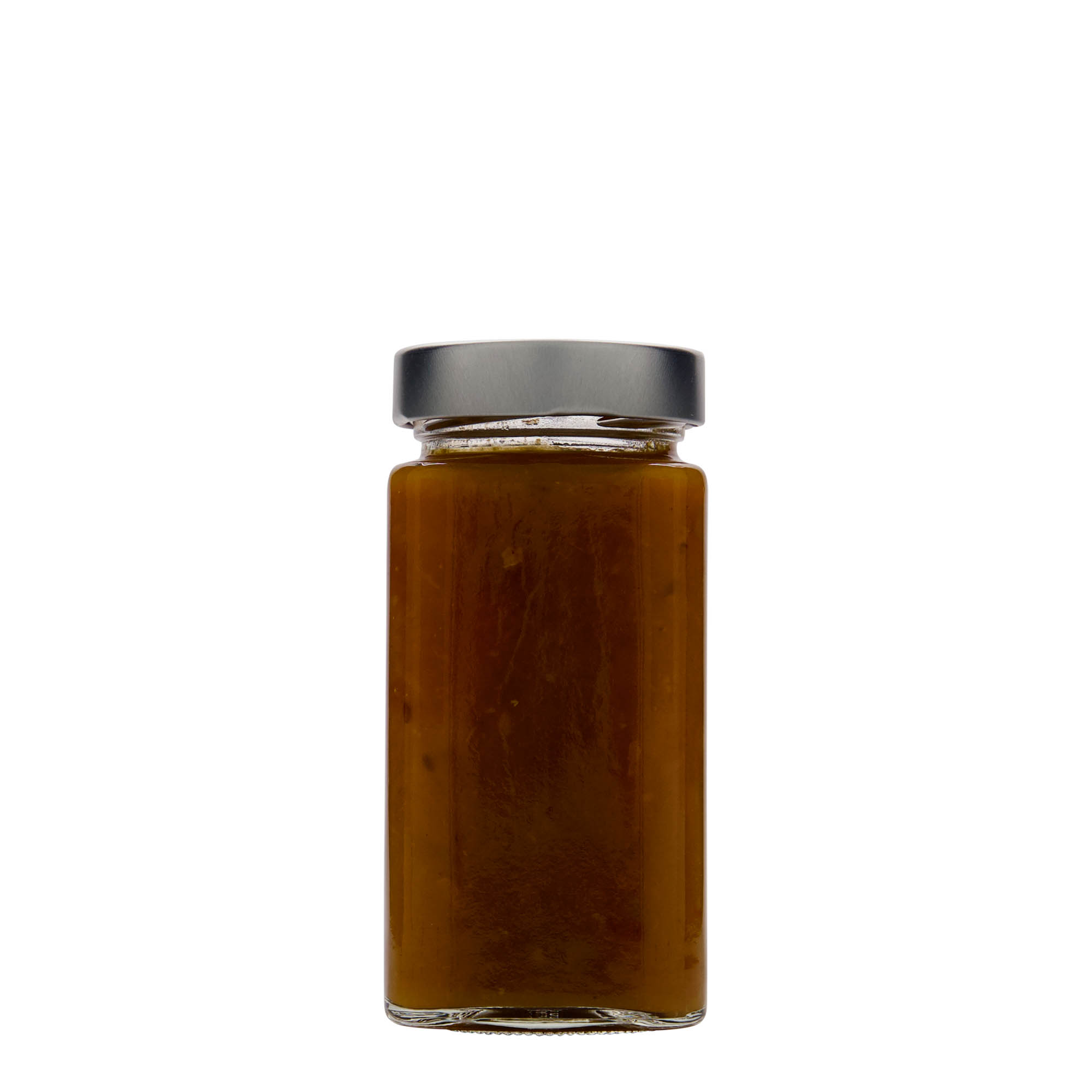 314 ml barattolo quadrato 'Funny', bocca: Deep-Twist-Off (DTO 58)