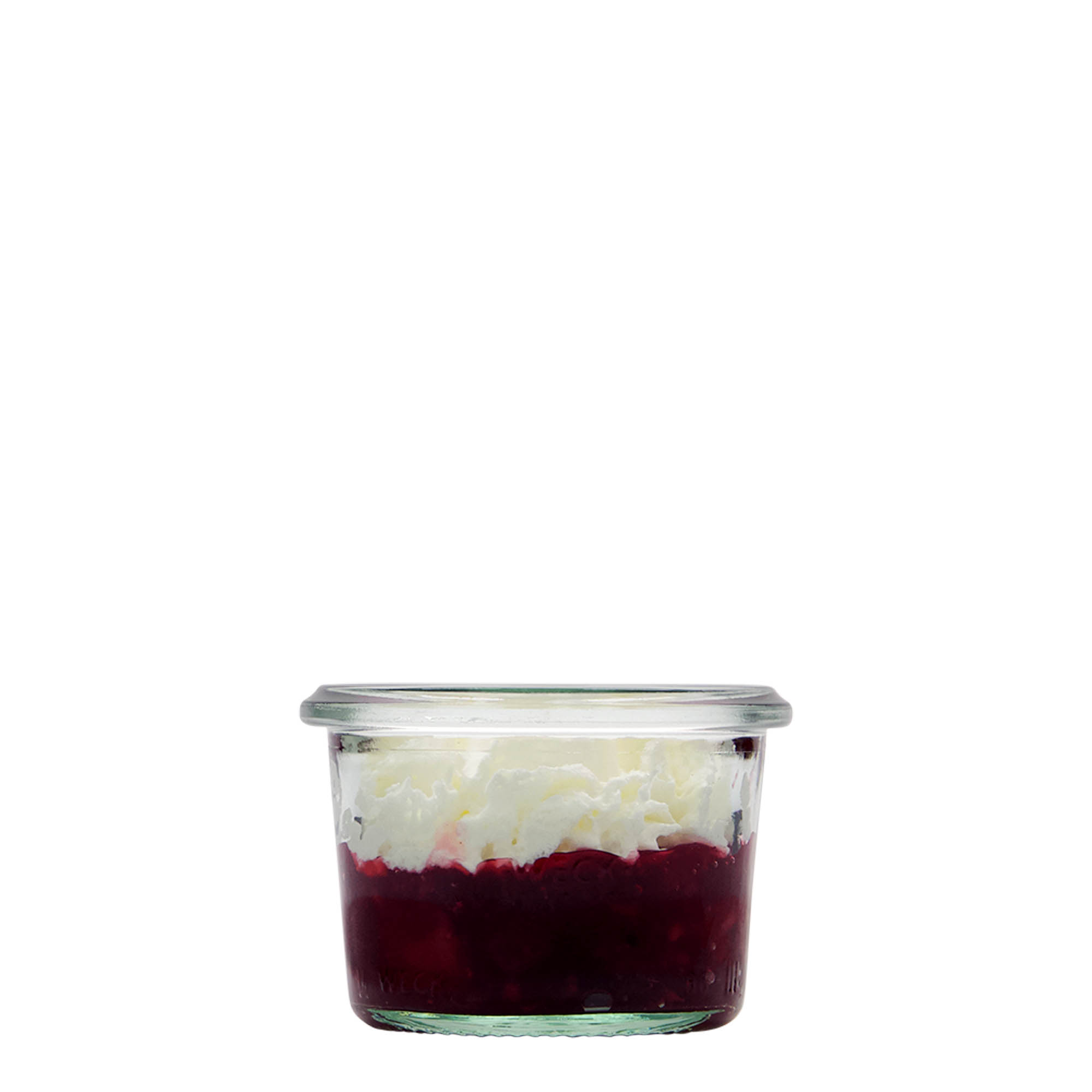 80 ml Vasetto WECK Dritto, vetro, imboccatura: bordo rotondo