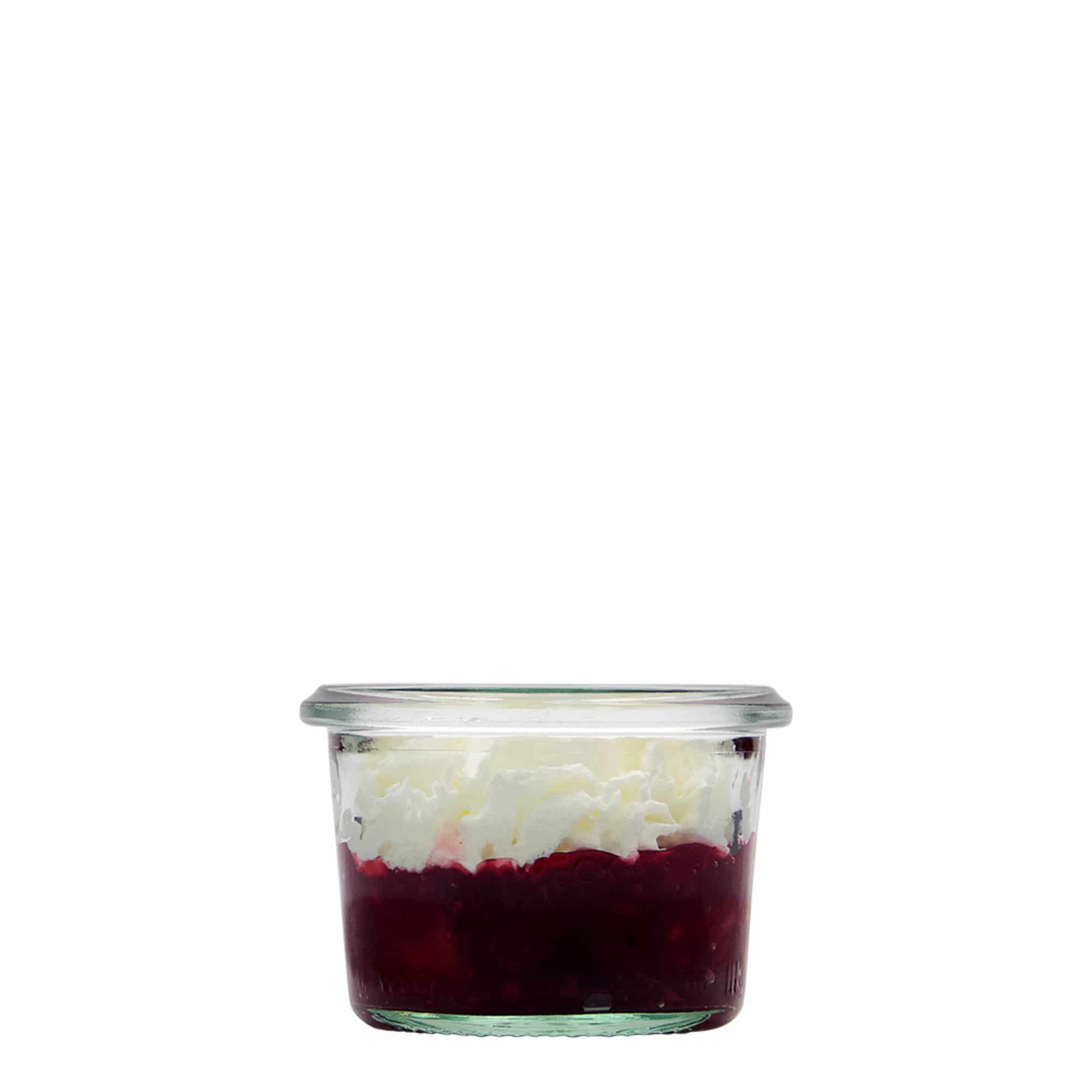 80 ml vaso WECK a bocca larga, bordo arrotondato