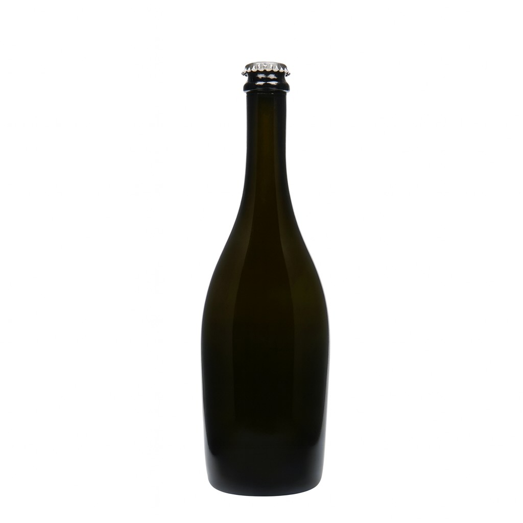 Bottiglia di spumante da 750 ml 'Carmen', vetro, verde antico, bocca: tappo corona Bottiglia di spumante da 750 ml 'Carmen', vetro, verde antico, bocca: tappo corona