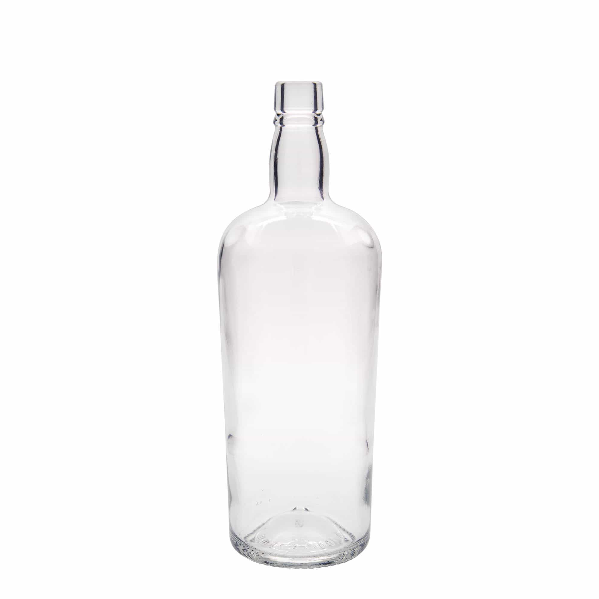 1.000 ml Bottiglia di vetro 'Edinburgh', imboccatura: fascetta 1.000 ml Bottiglia di vetro 'Edinburgh', imboccatura: fascetta