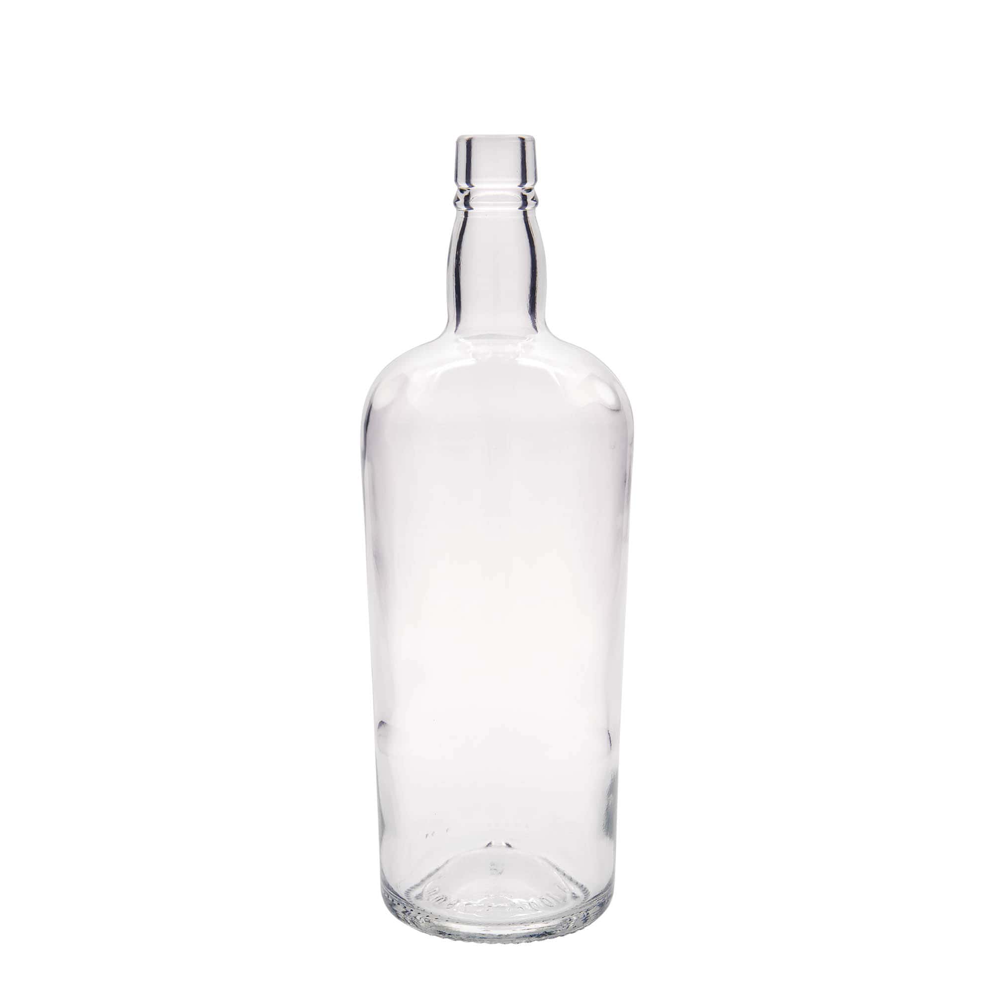 Bottiglia di vetro da 1000 ml 'Edinburgh', bocca: tappo in sughero Bottiglia di vetro da 1000 ml 'Edinburgh', bocca: tappo in sughero