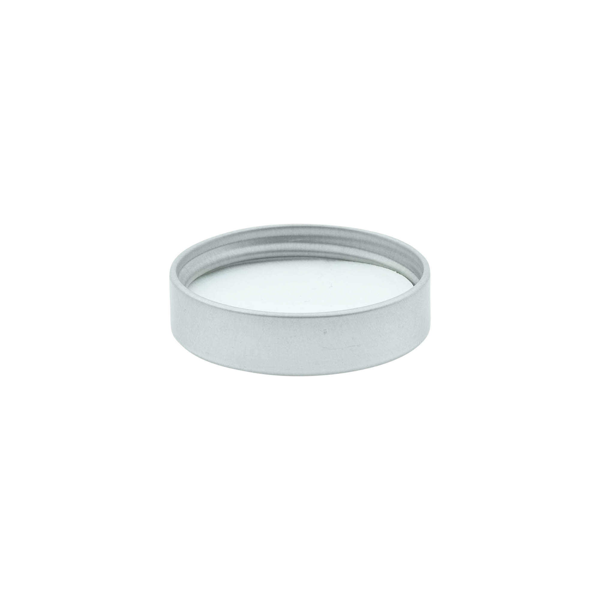 Tappo a vite, metallo, argento, per bocca: 38/400