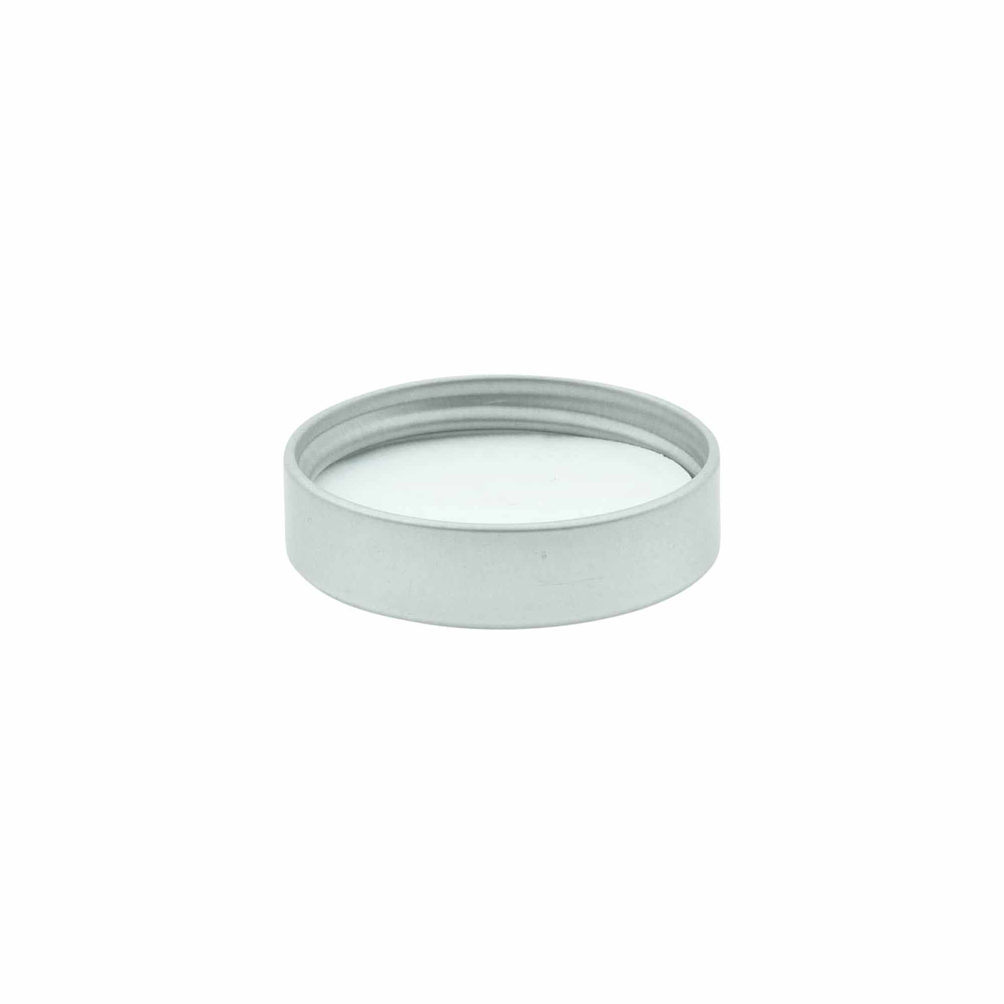 Tappo a vite, metallo, argento, per bocca: 38/400