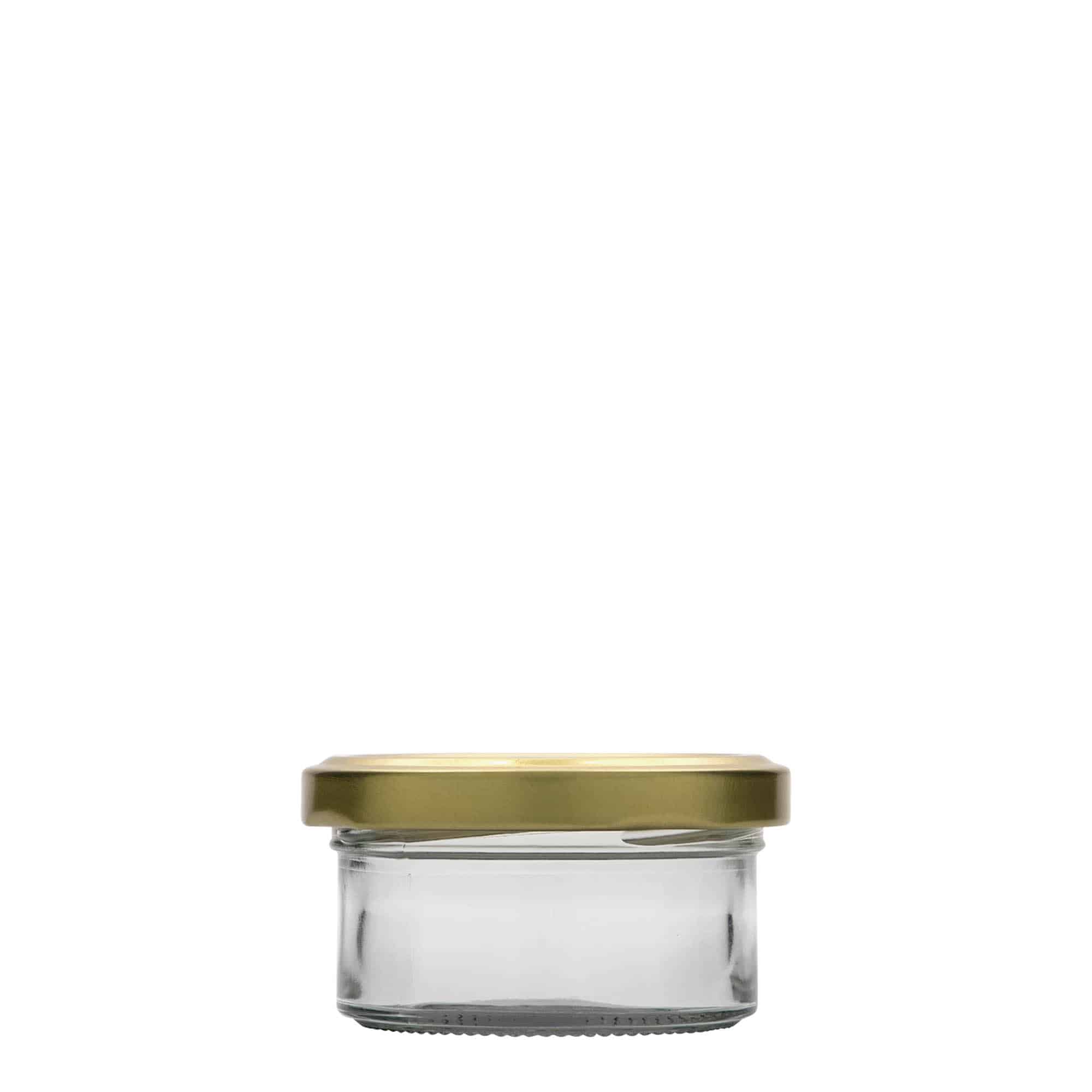 Barattolo a caduta piatto da 70 ml, bocca: Twist-Off (TO 66)