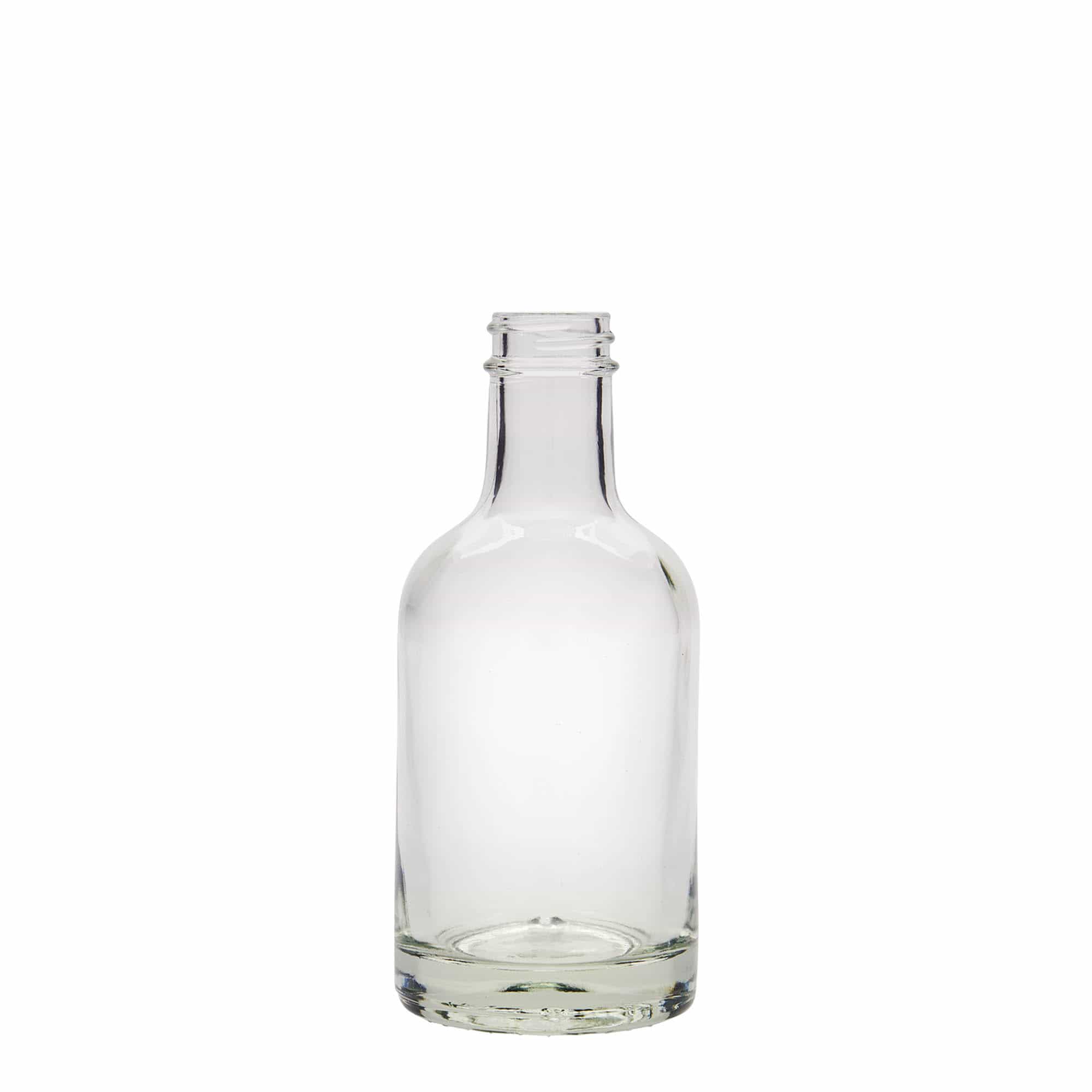 Bottiglia di vetro da 200 ml 'First Class', bocca: GPI 28