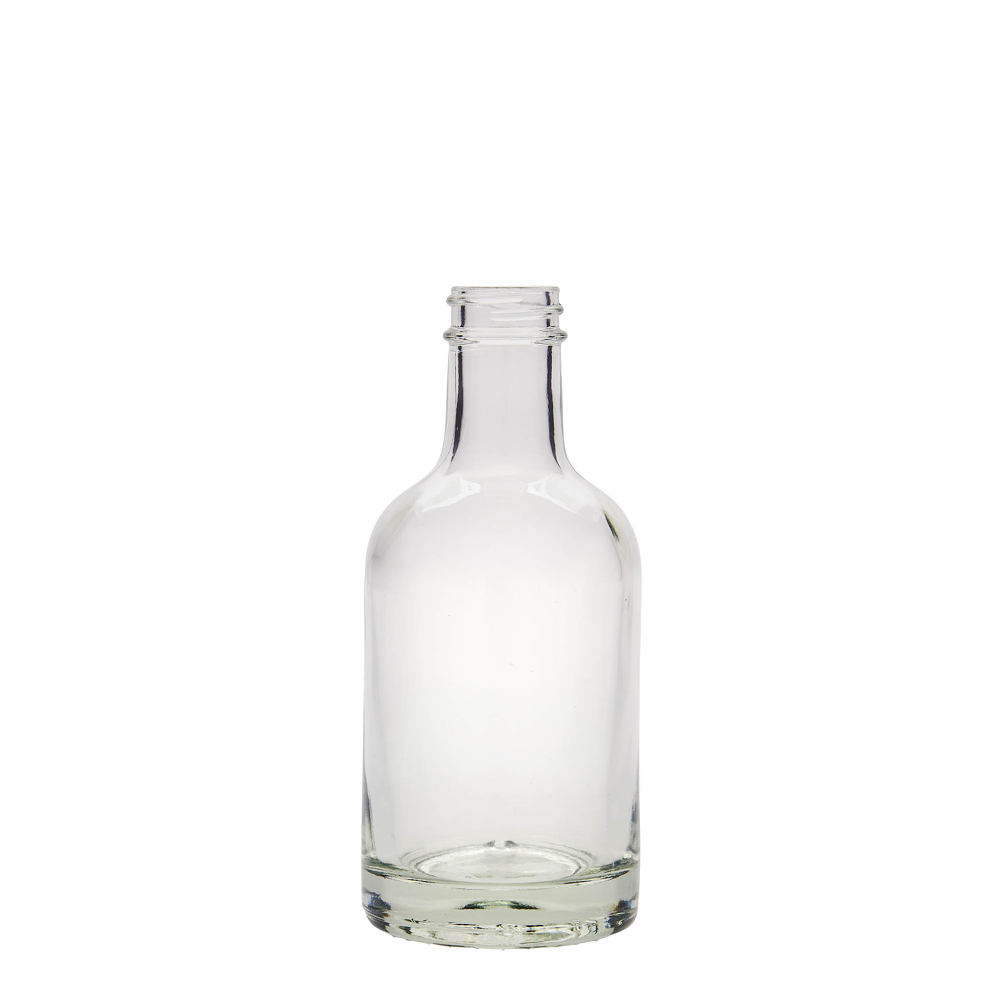 Bottiglia di vetro da 200 ml 'First Class', bocca: GPI 28