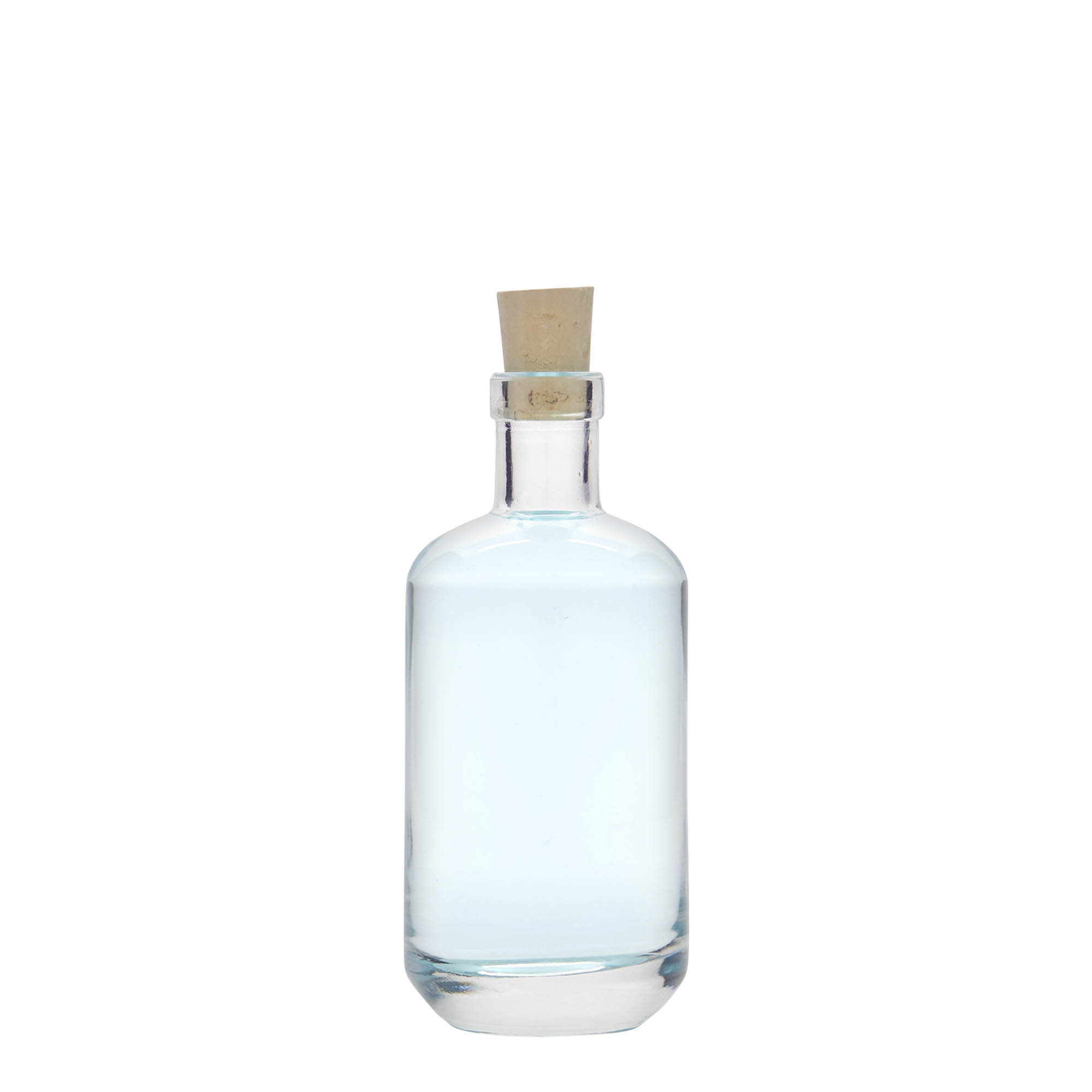 Bottiglia di vetro da 100 ml 'Vienna', bocca: sughero Bottiglia di vetro da 100 ml 'Vienna', bocca: sughero