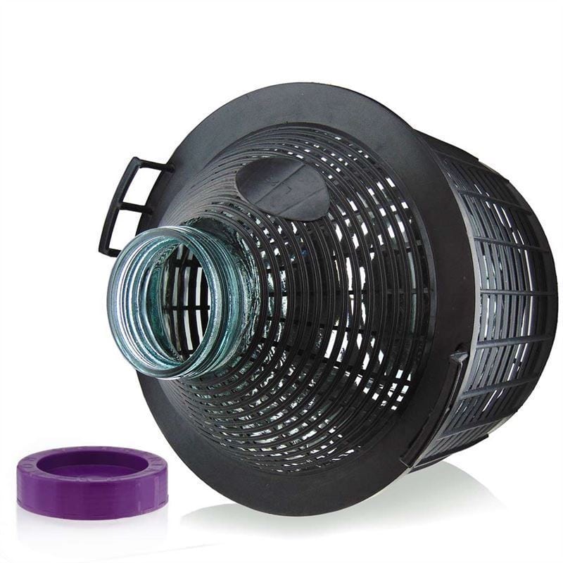 Bombola a palla da 25 l, collo largo, vetro, bocca: chiusura a vite Bombola a palla da 25 l, collo largo, vetro, bocca: chiusura a vite