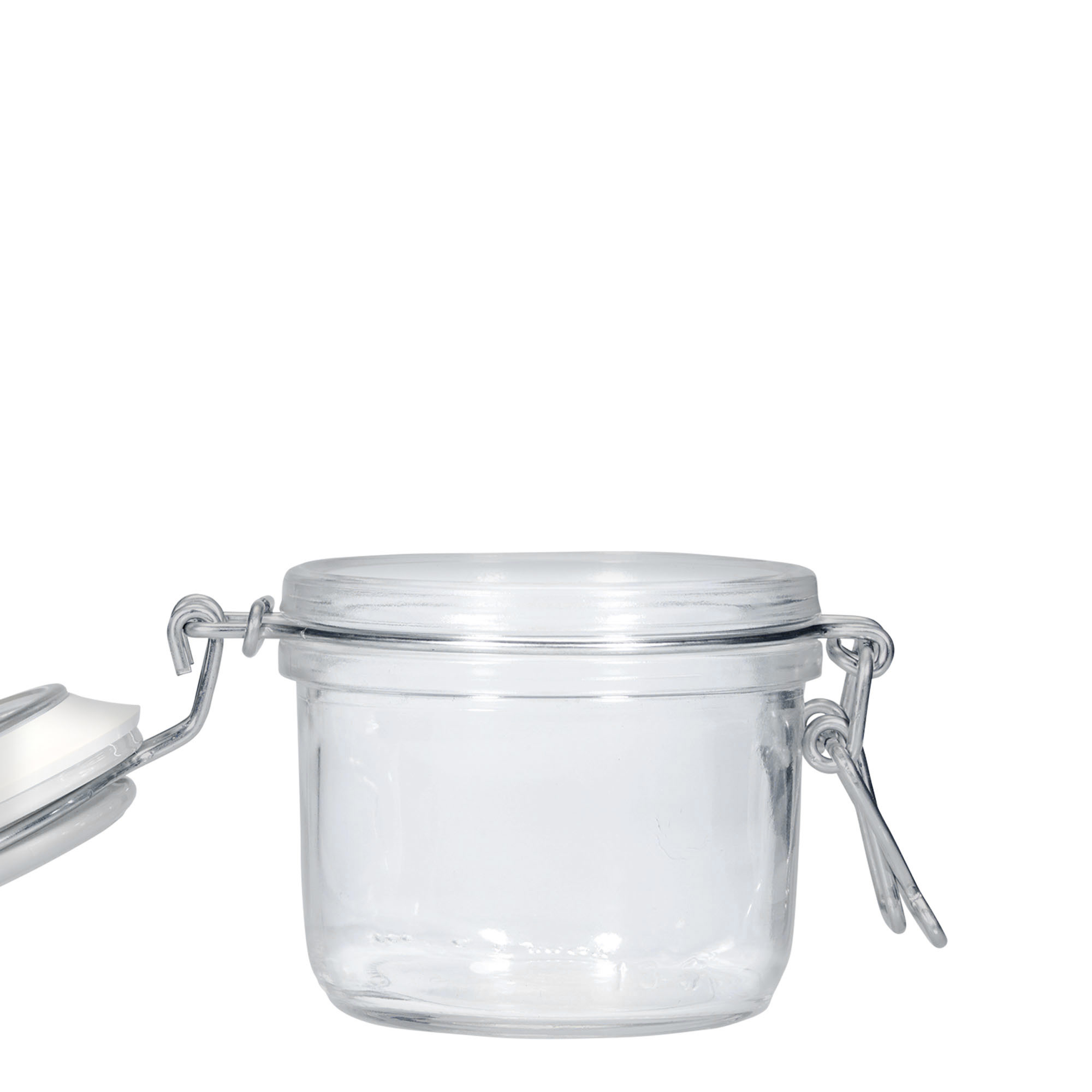 Barattolo con chiusura a leva da 200 ml 'Fido', blu, bocca: chiusura a leva
