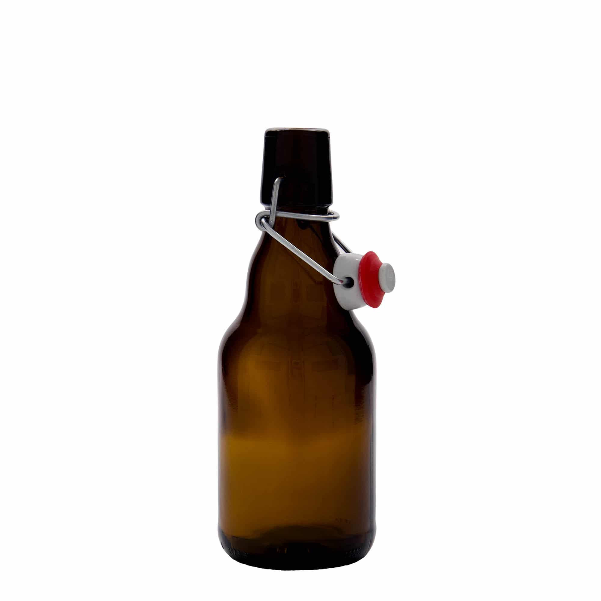 330 ml Bottiglia da birra 'Steinie', vetro, marrone, imboccatura: tappo meccanico