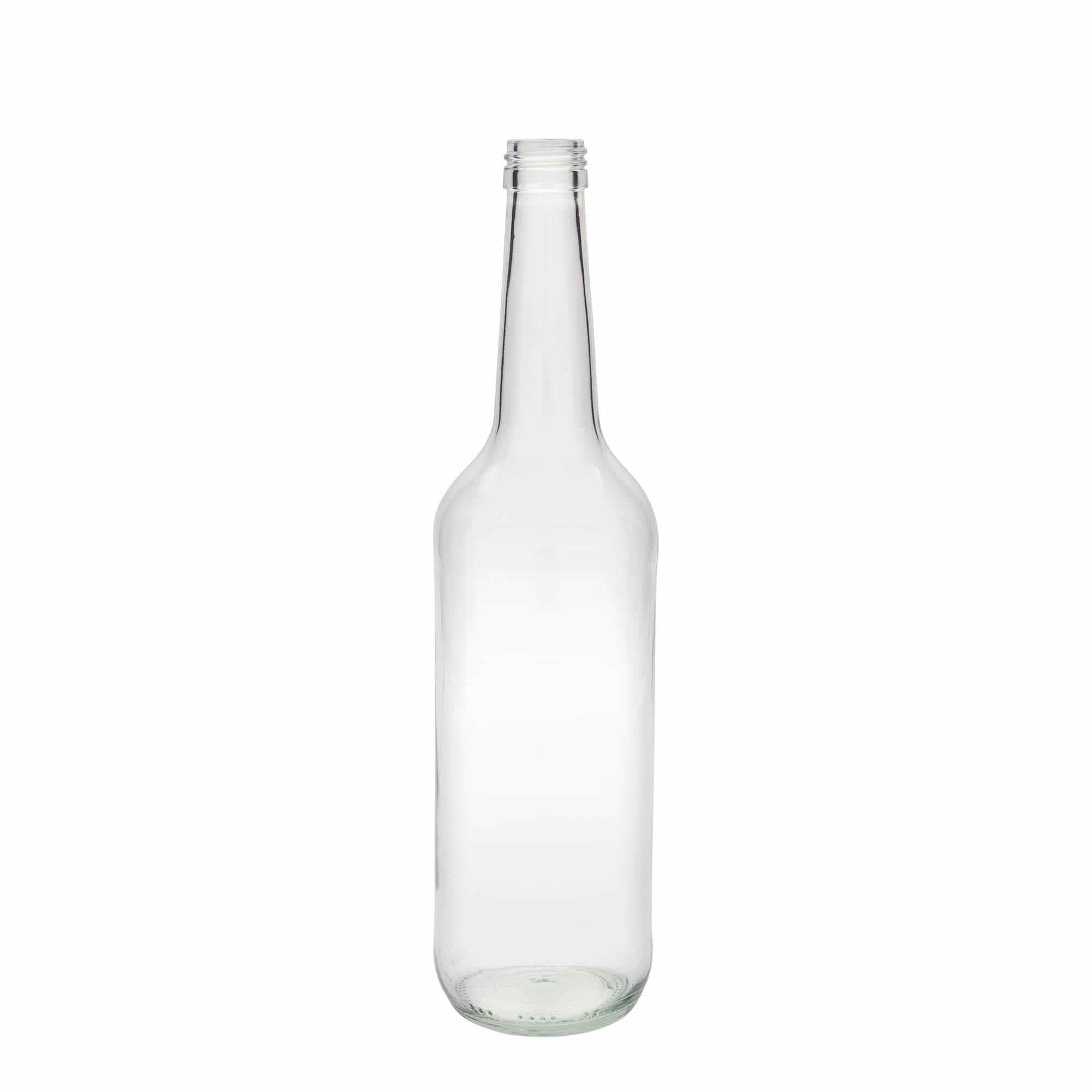 Bottiglia di vetro 700 ml, collo dritto, bocca: PP 28