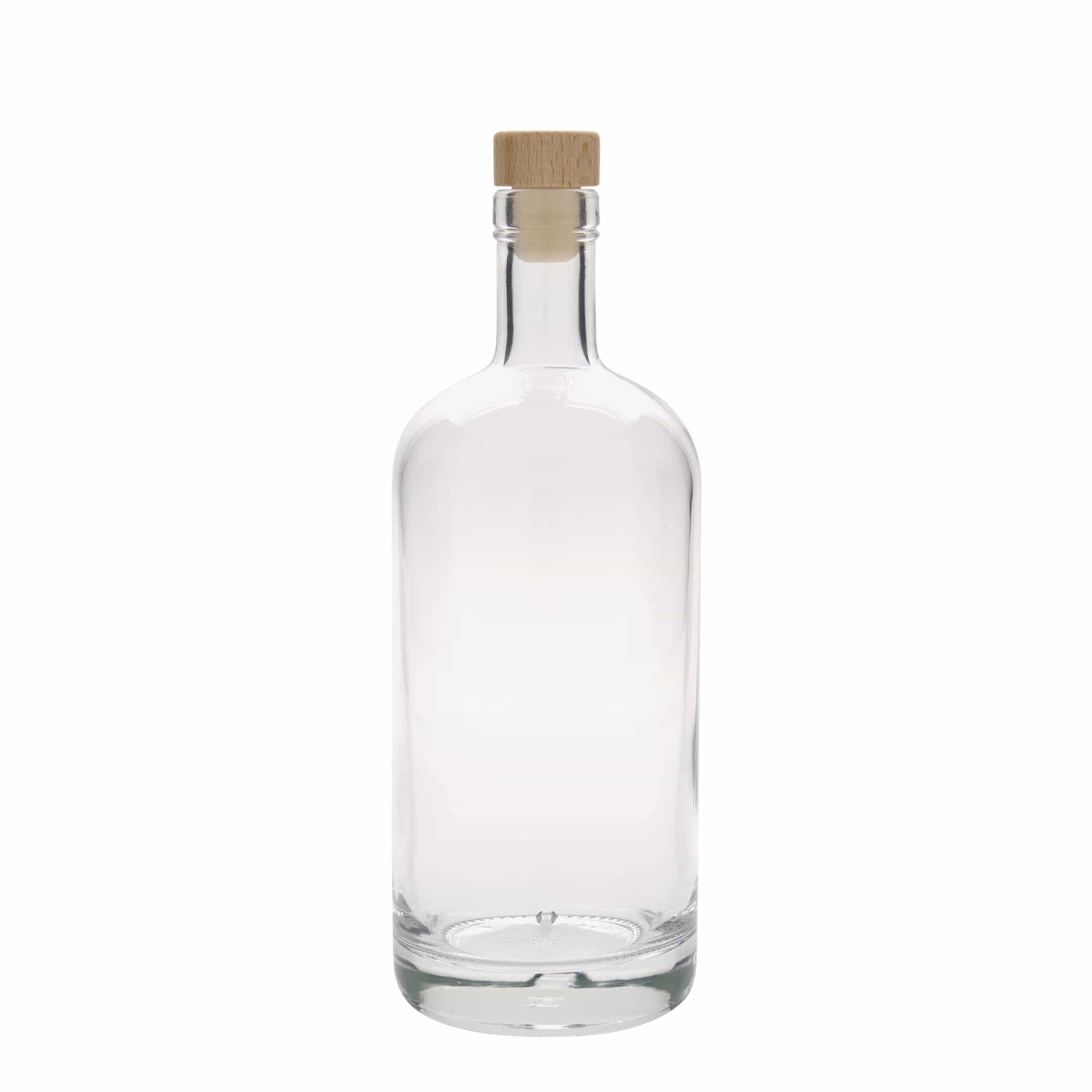 700 ml Bottiglia di vetro 'Linea Uno', imboccatura: fascetta