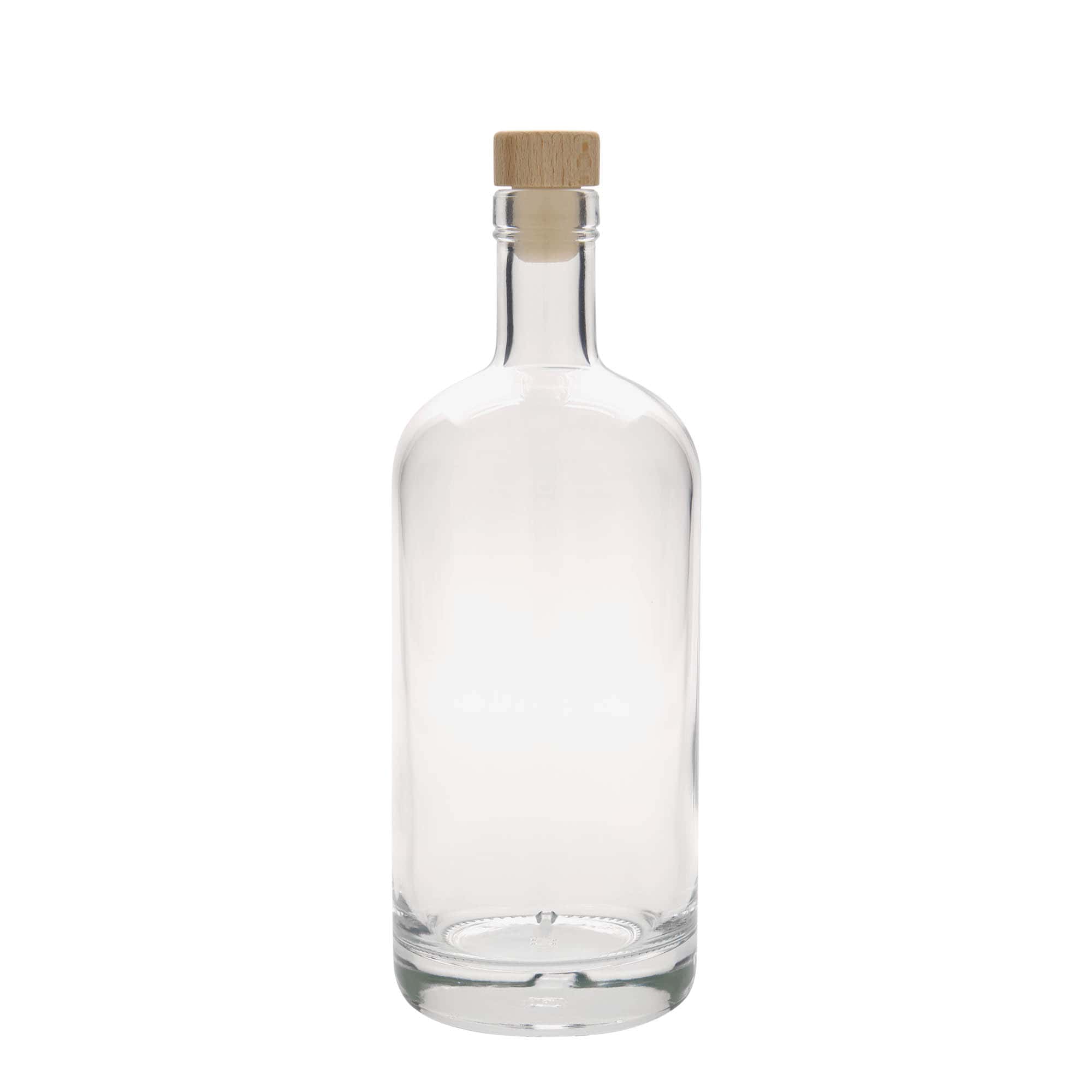 Bottiglia di vetro da 700 ml 'Linea Uno', bocca: sughero