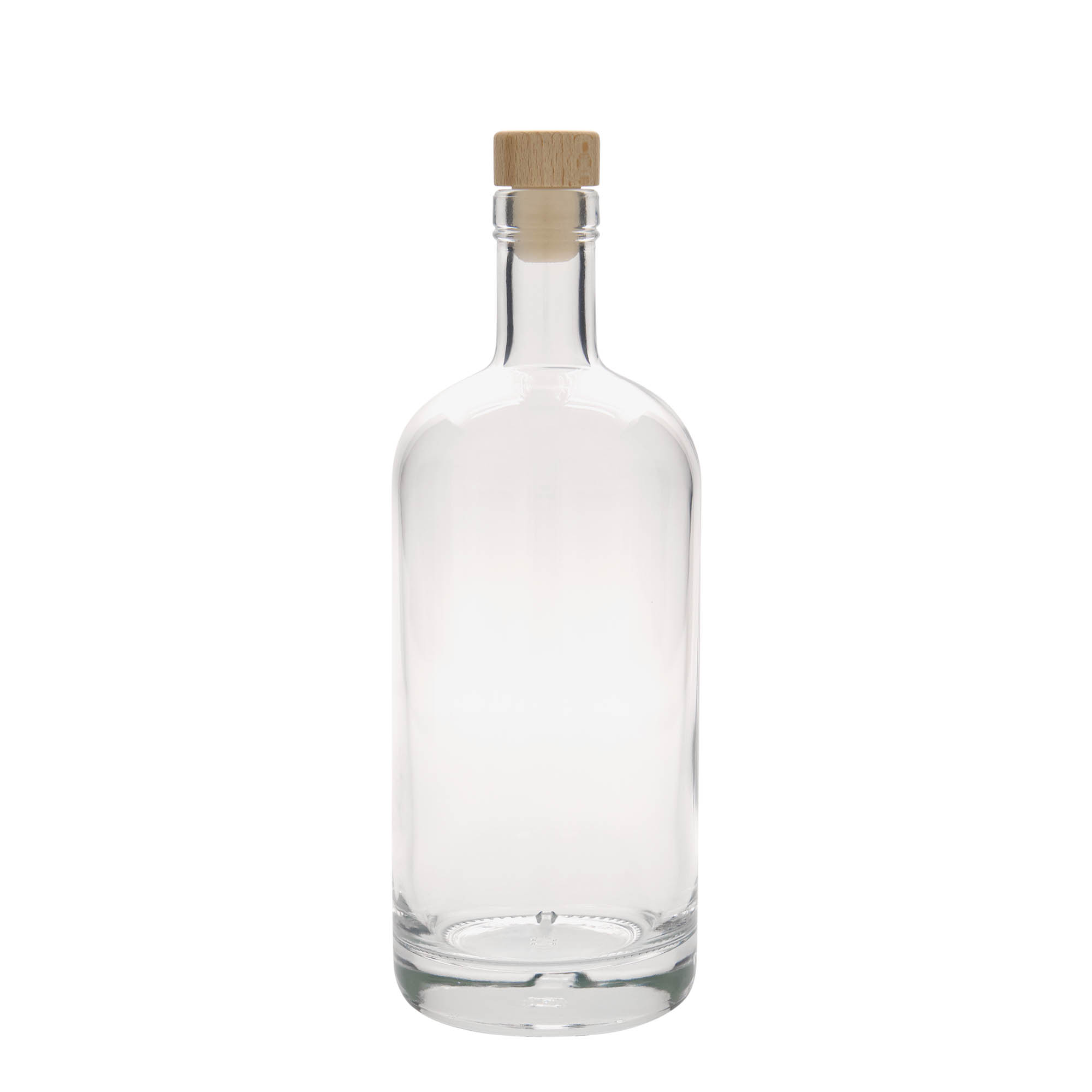 Bottiglia di vetro da 700 ml 'Linea Uno', bocca: sughero Bottiglia di vetro da 700 ml 'Linea Uno', bocca: sughero