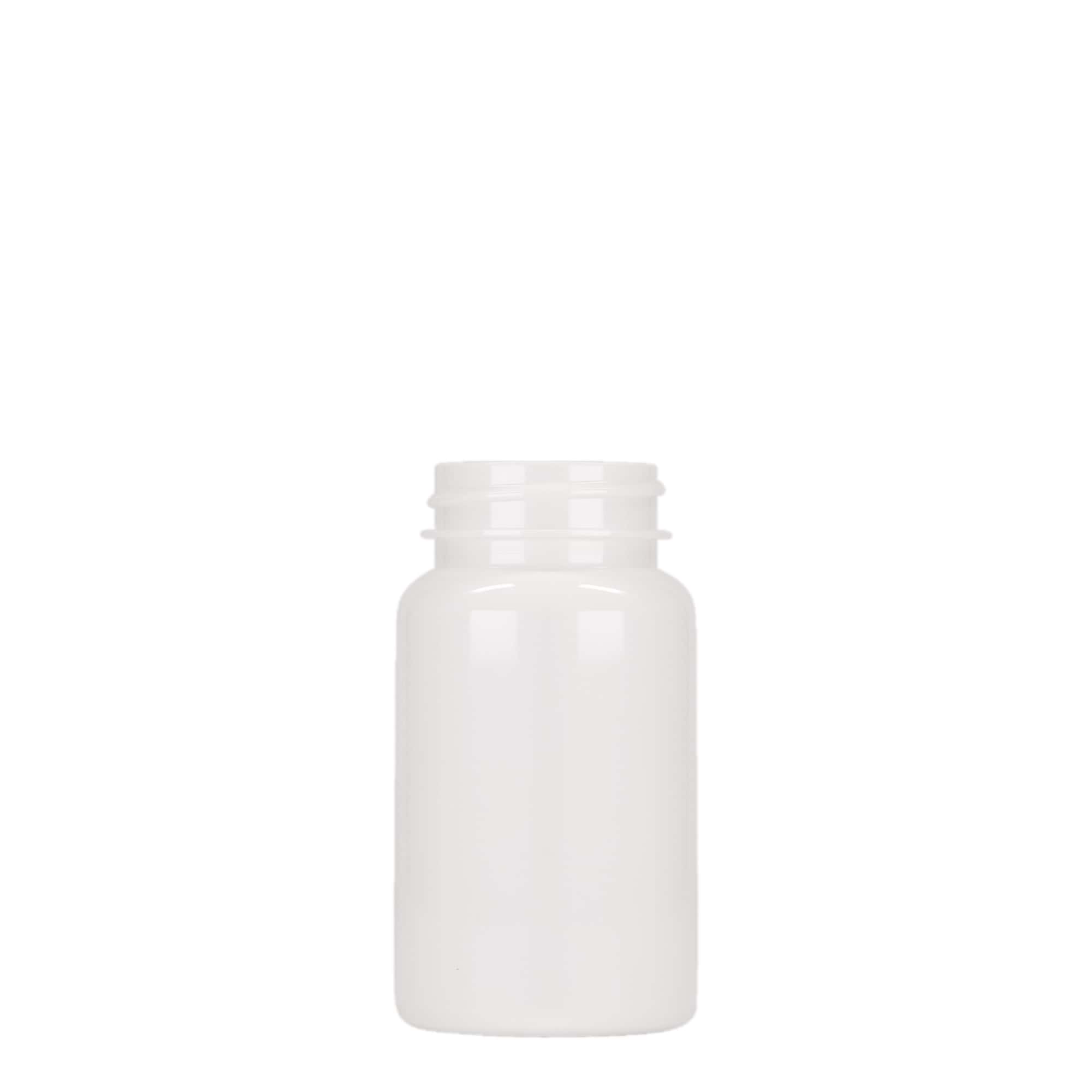 100 ml contenitore PET, plastica, bianco, bocca: 38/400