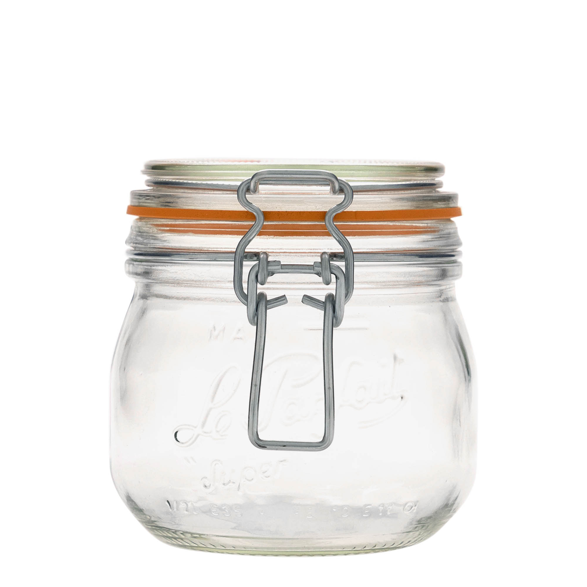 Barattolo con chiusura a molla da 500 ml 'Le Parfait Super Bocal', bocca: chiusura a molla Barattolo con chiusura a molla da 500 ml 'Le Parfait Super Bocal', bocca: chiusura a molla
