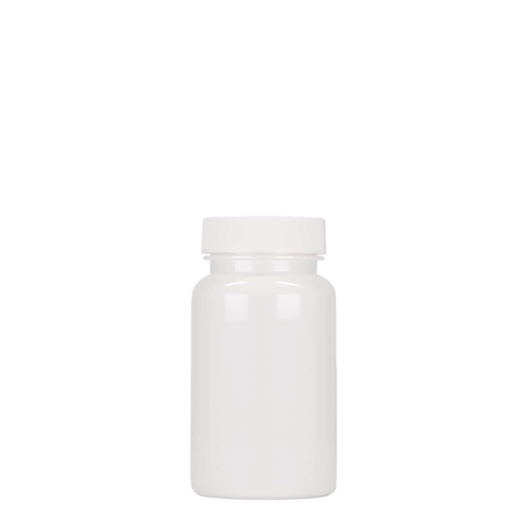 100 ml contenitore PET, plastica, bianco, bocca: 38/400