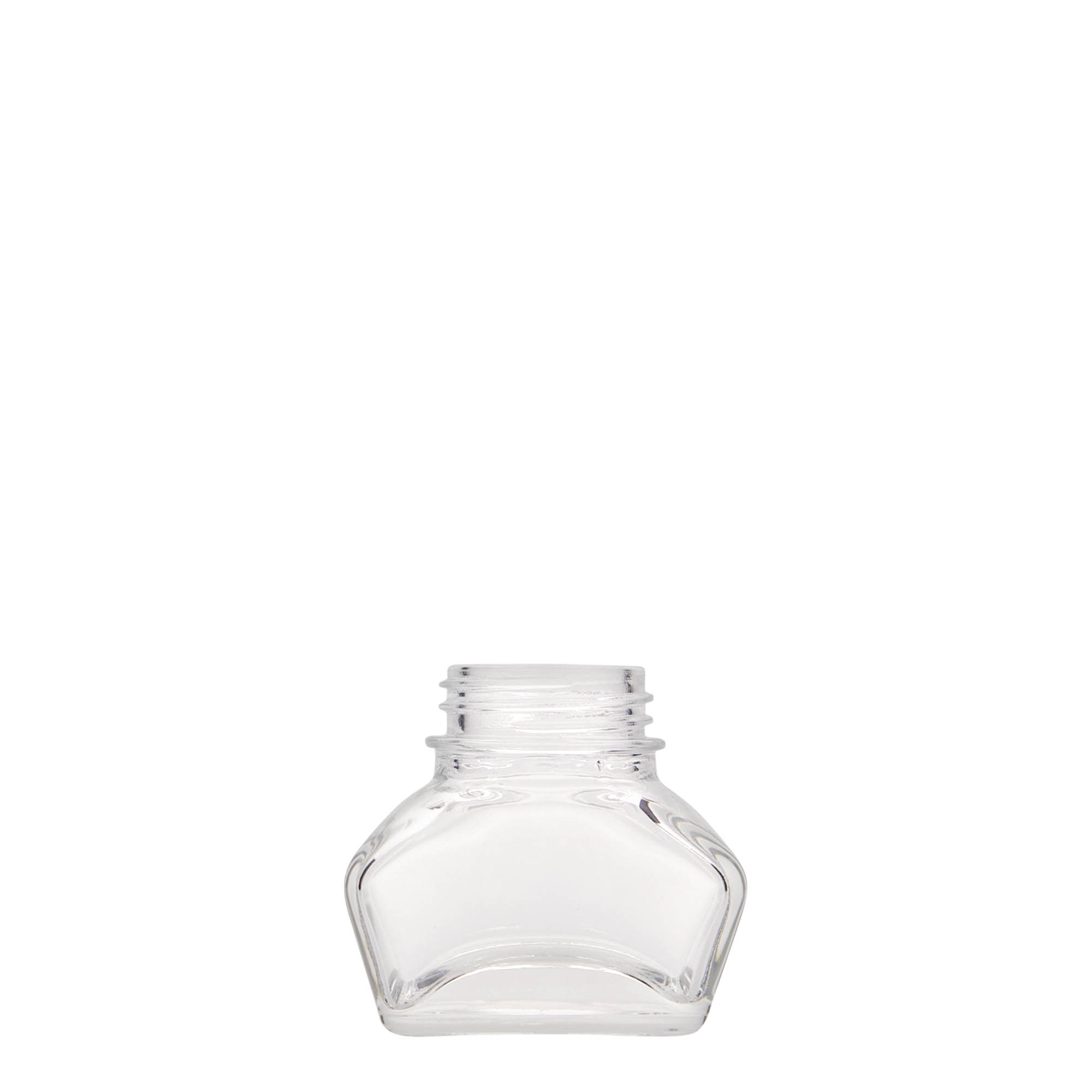 30 ml Calamaio, rettangolare, vetro, imboccatura: a vite 30 ml Calamaio, rettangolare, vetro, imboccatura: a vite