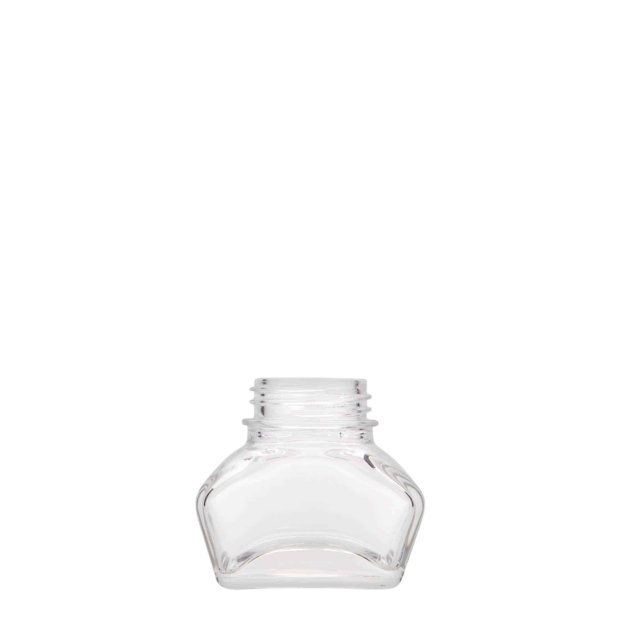 30 ml Calamaio, rettangolare, vetro, imboccatura: a vite 30 ml Calamaio, rettangolare, vetro, imboccatura: a vite