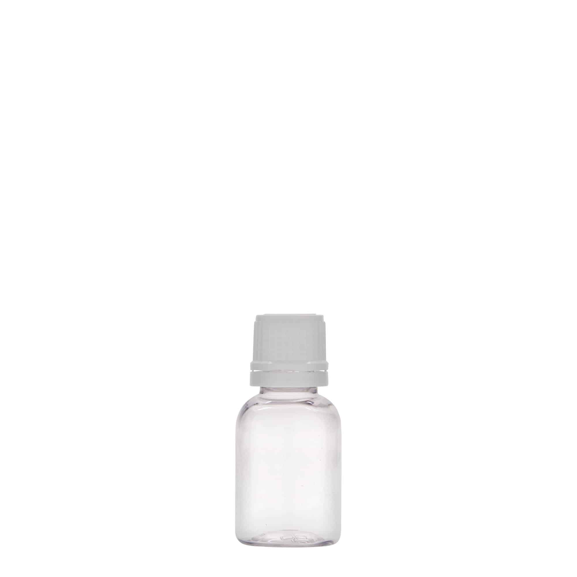 20 ml bottiglia medica in PET 'Easy Living', plastica, bocca: DIN 18