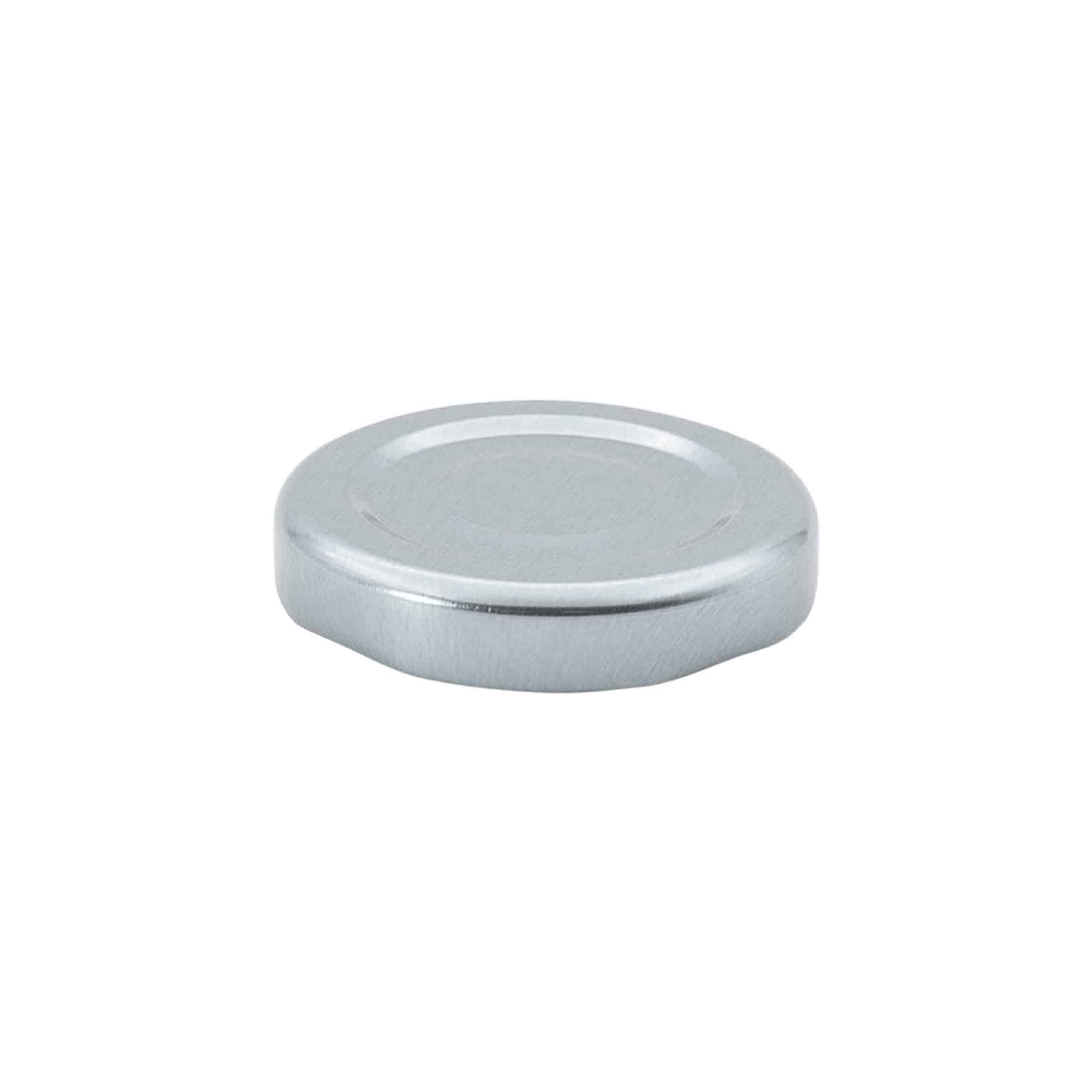 Tappo Twist-Off, lamina bianca, argento, per bocca: TO 43 Tappo Twist-Off, lamina bianca, argento, per bocca: TO 43