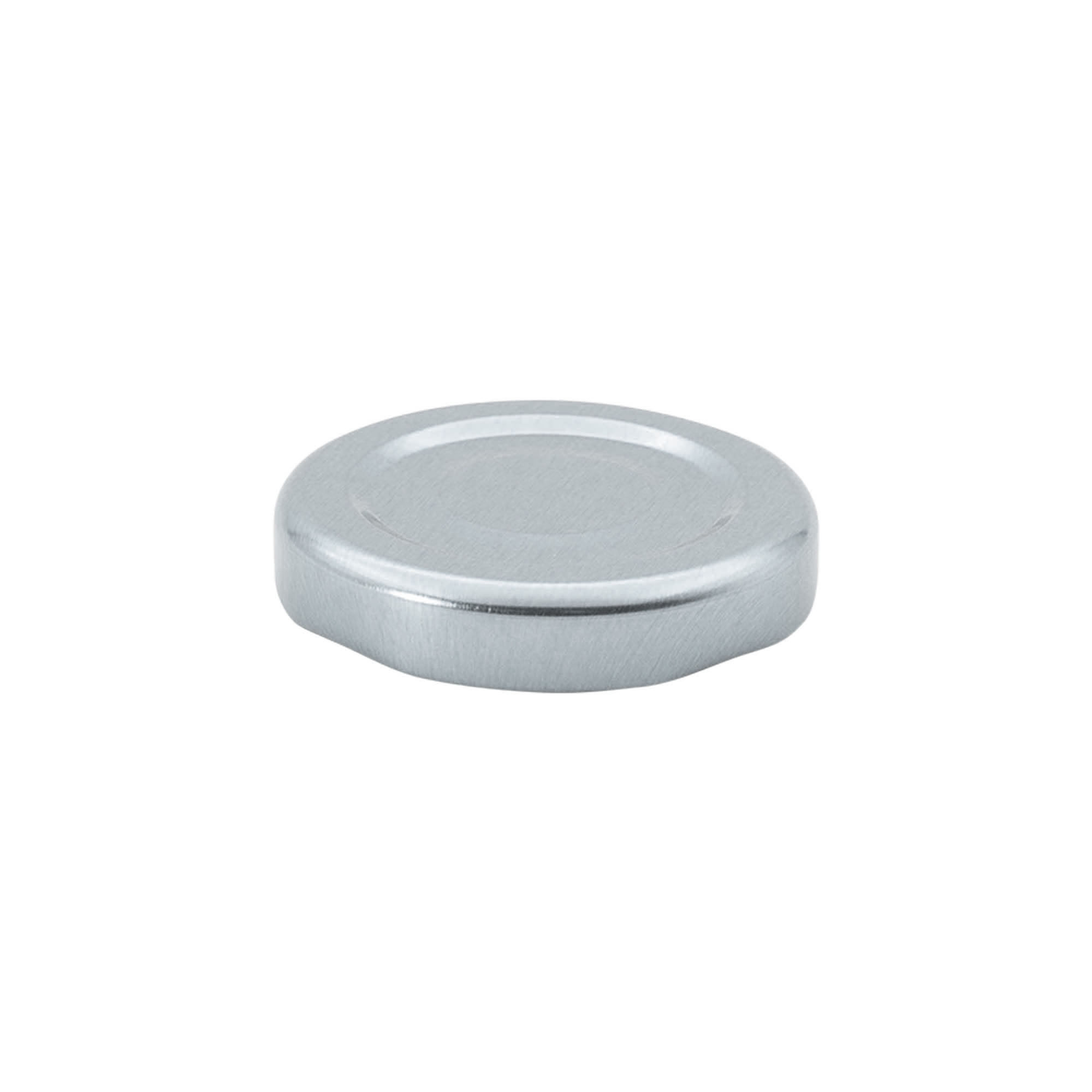 Tappo Twist-Off, lamina bianca, argento, per bocca: TO 43 Tappo Twist-Off, lamina bianca, argento, per bocca: TO 43