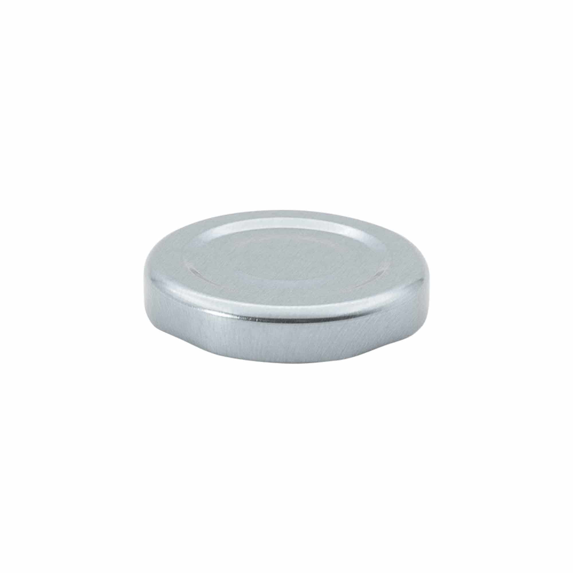 Tappo Twist-Off, lamina bianca, argento, per bocca: TO 43