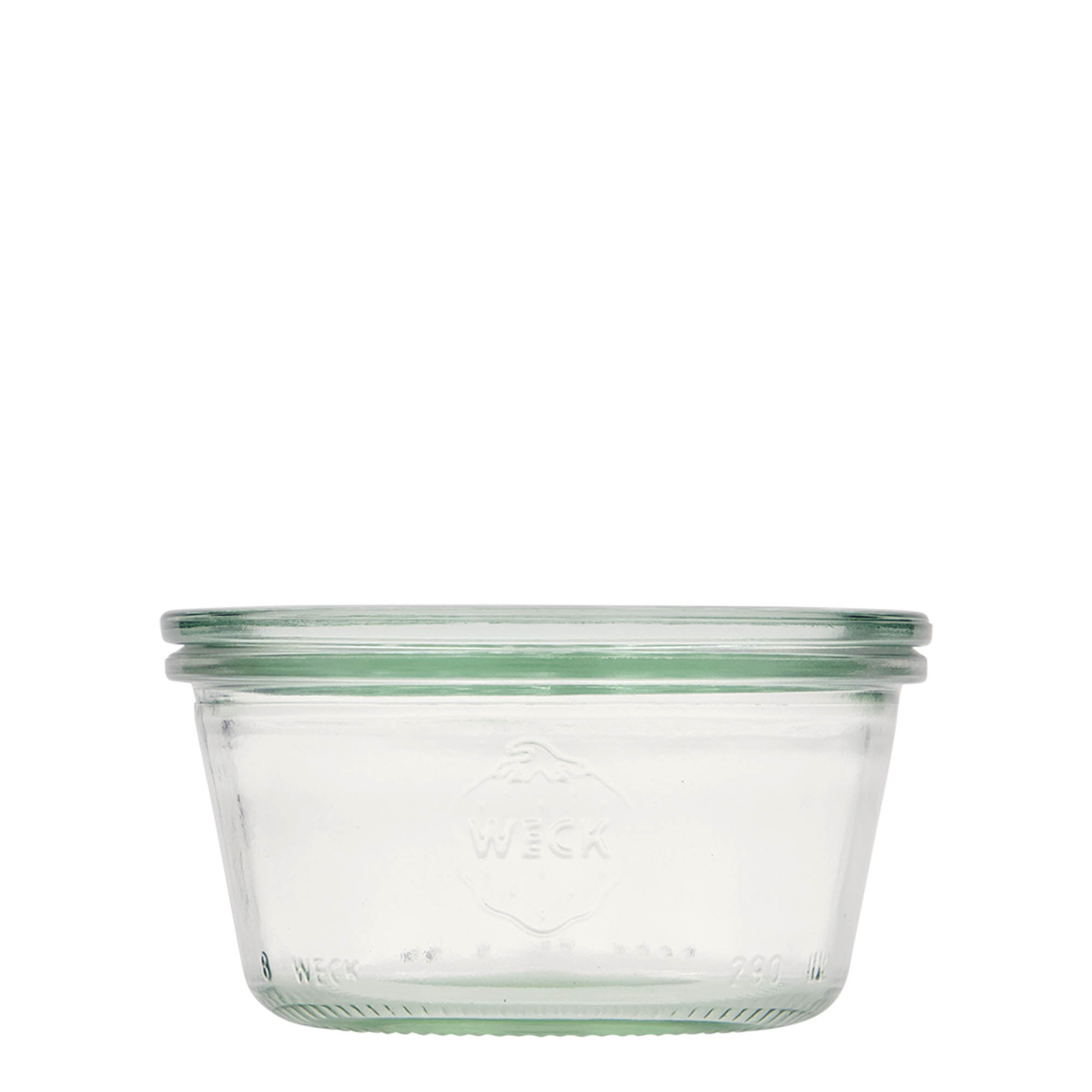 290 ml barattolo WECK a bocca larga, bordo arrotondato 290 ml barattolo WECK a bocca larga, bordo arrotondato