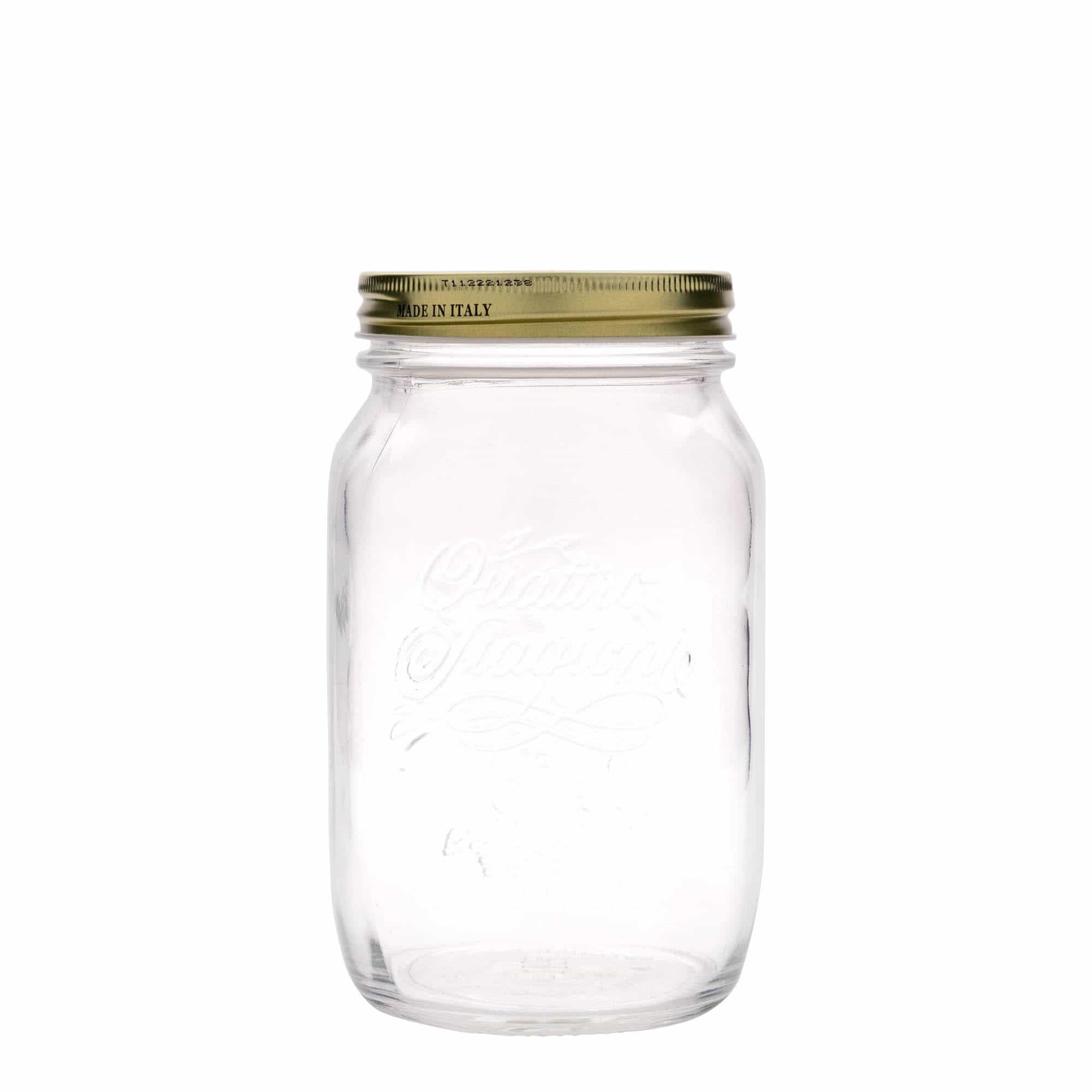 1.000 ml Vasetto 'Quattro Stagioni', vetro, imboccatura: a vite 1.000 ml Vasetto 'Quattro Stagioni', vetro, imboccatura: a vite