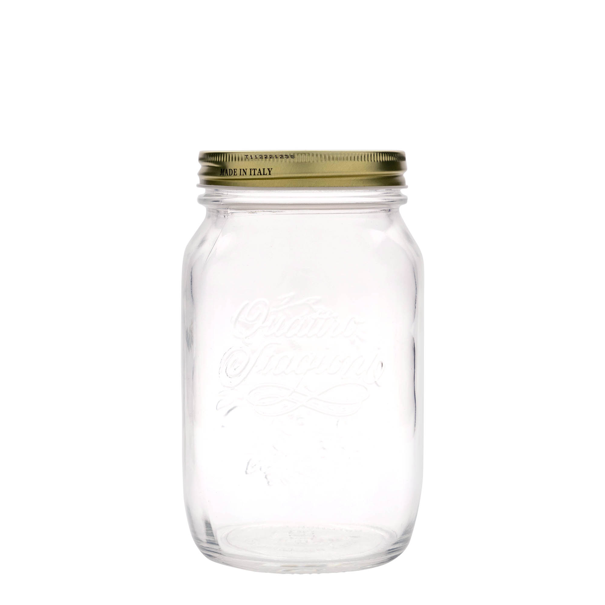 1.000 ml Vetro 'Quattro Stagioni', Bocca: Chiusura a vite 1.000 ml Vetro 'Quattro Stagioni', Bocca: Chiusura a vite